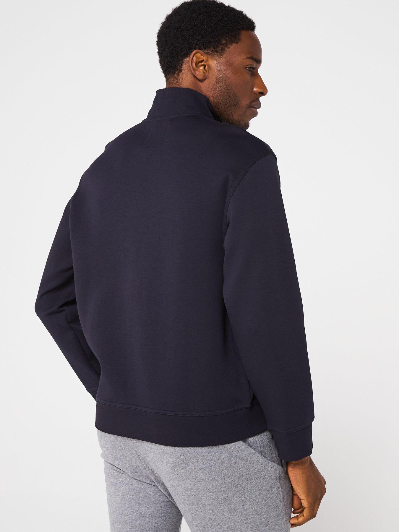 Image 2 of 4 of Armani Exchange Icon Project 1/4 Zip Sweat Top - Navy