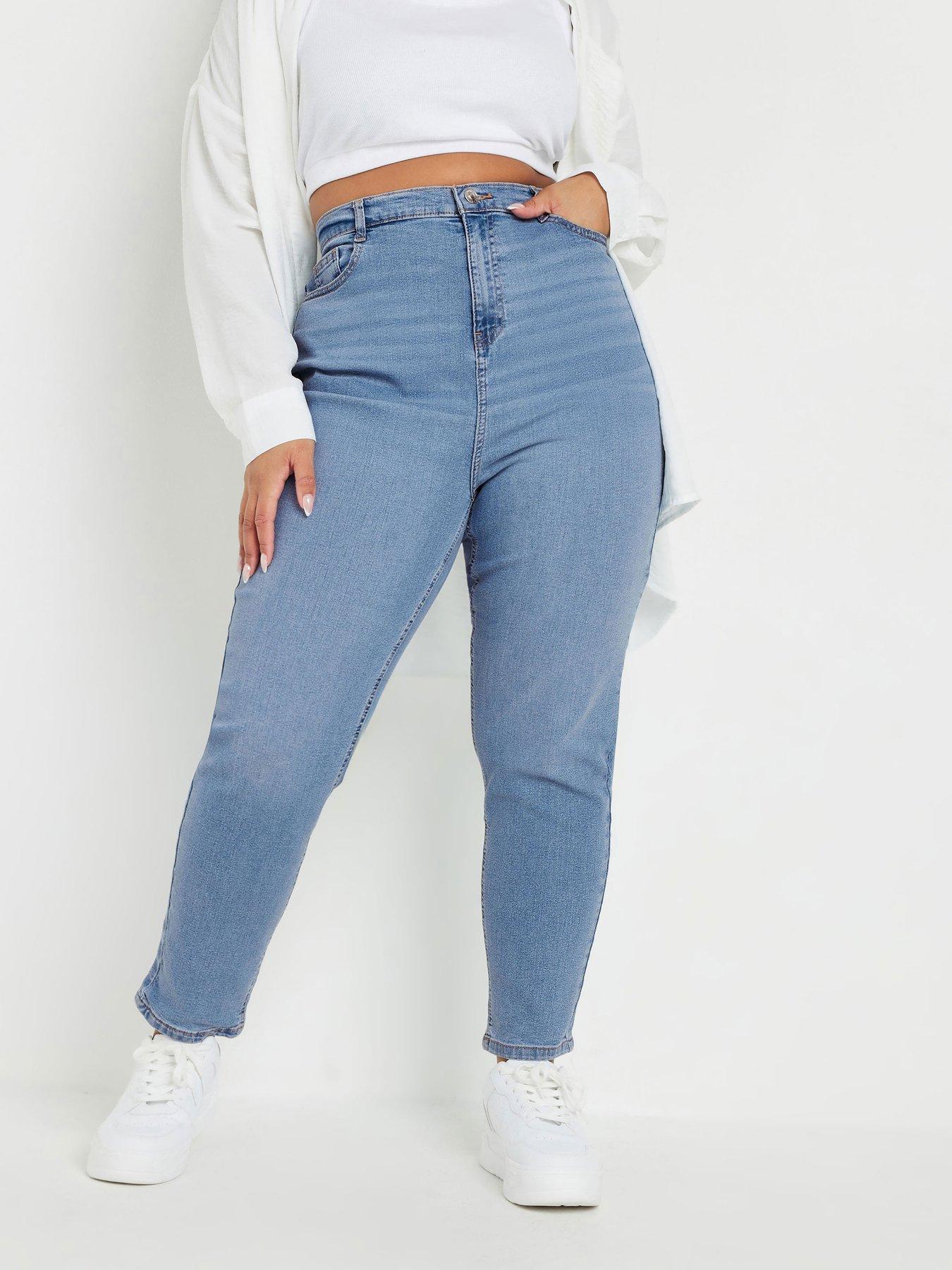Image of Yours Curve Mom Jean - Blue