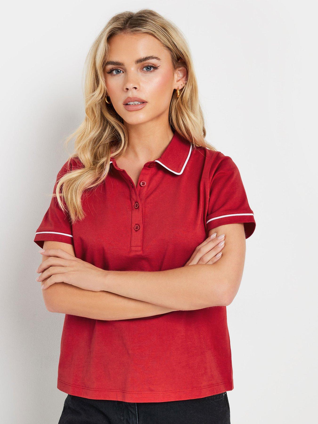 pixiegirl-petite-tipping-polo-shirt-red