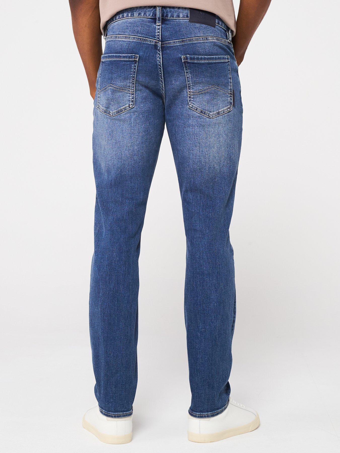 Image 2 of 5 of Armani Exchange Slim Fit Jeans - Mid Wash