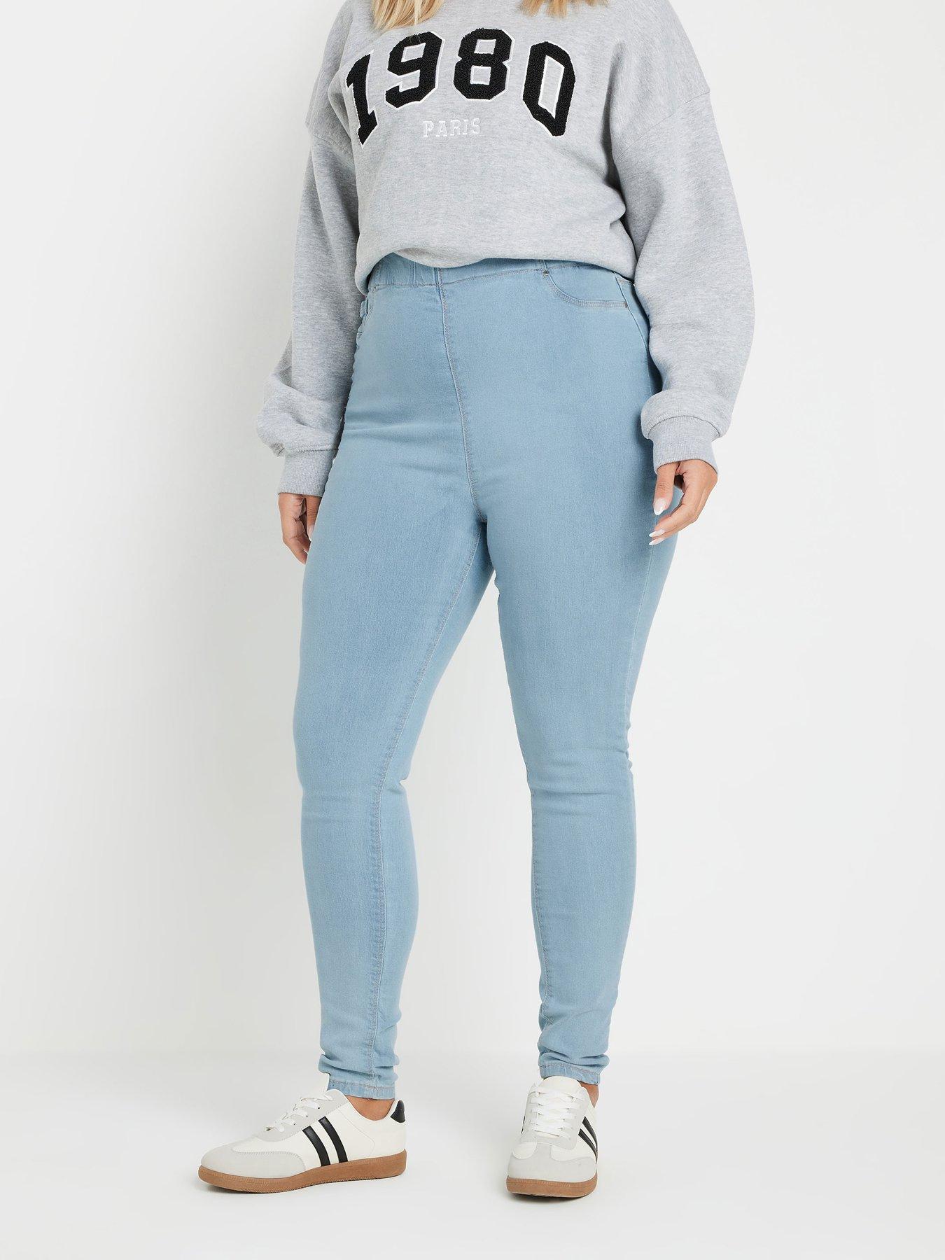 Yours Curve Jenny Jegging 28" - Blue