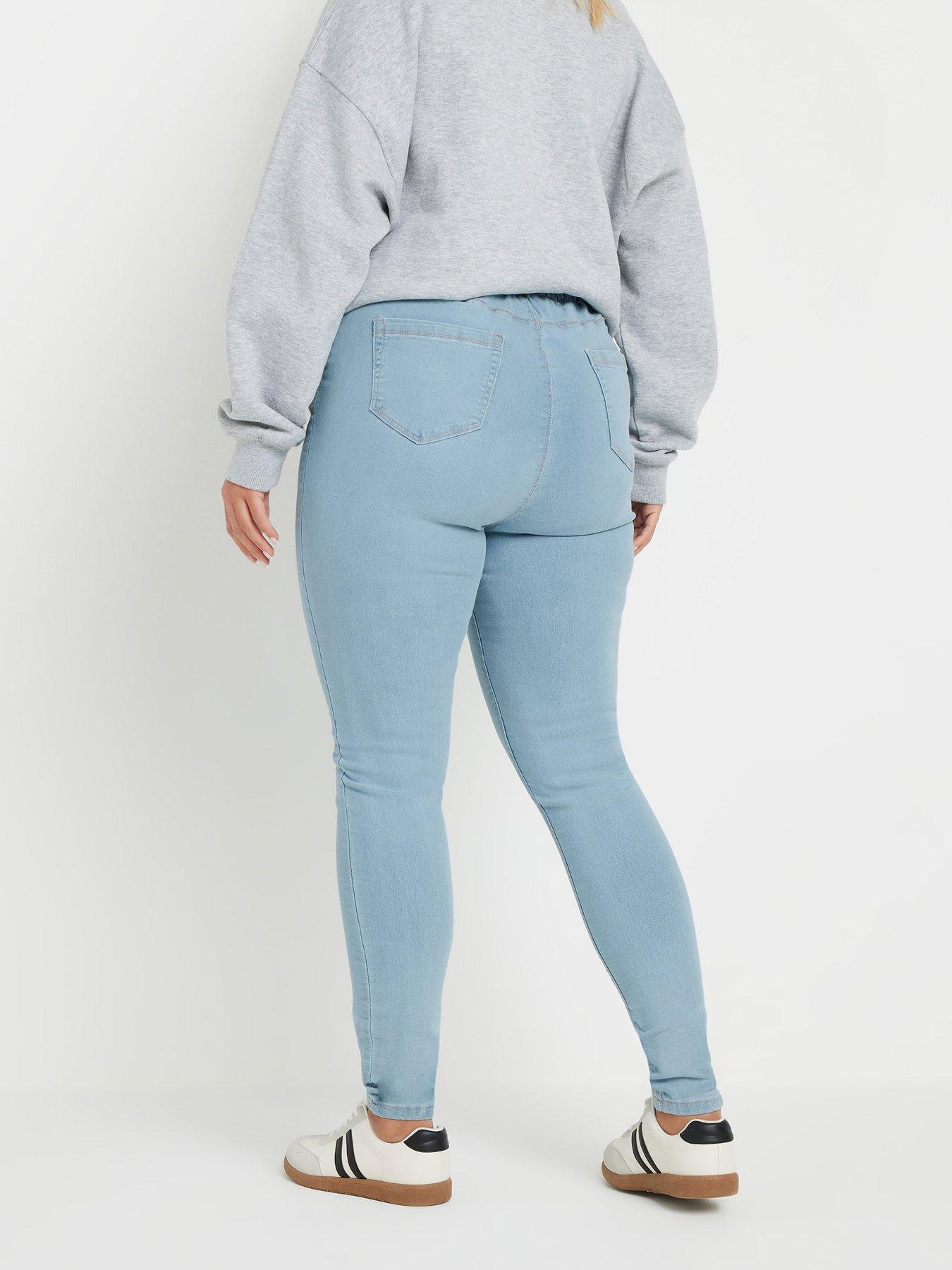 yours-curve-jenny-jegging-32-bluestillFront