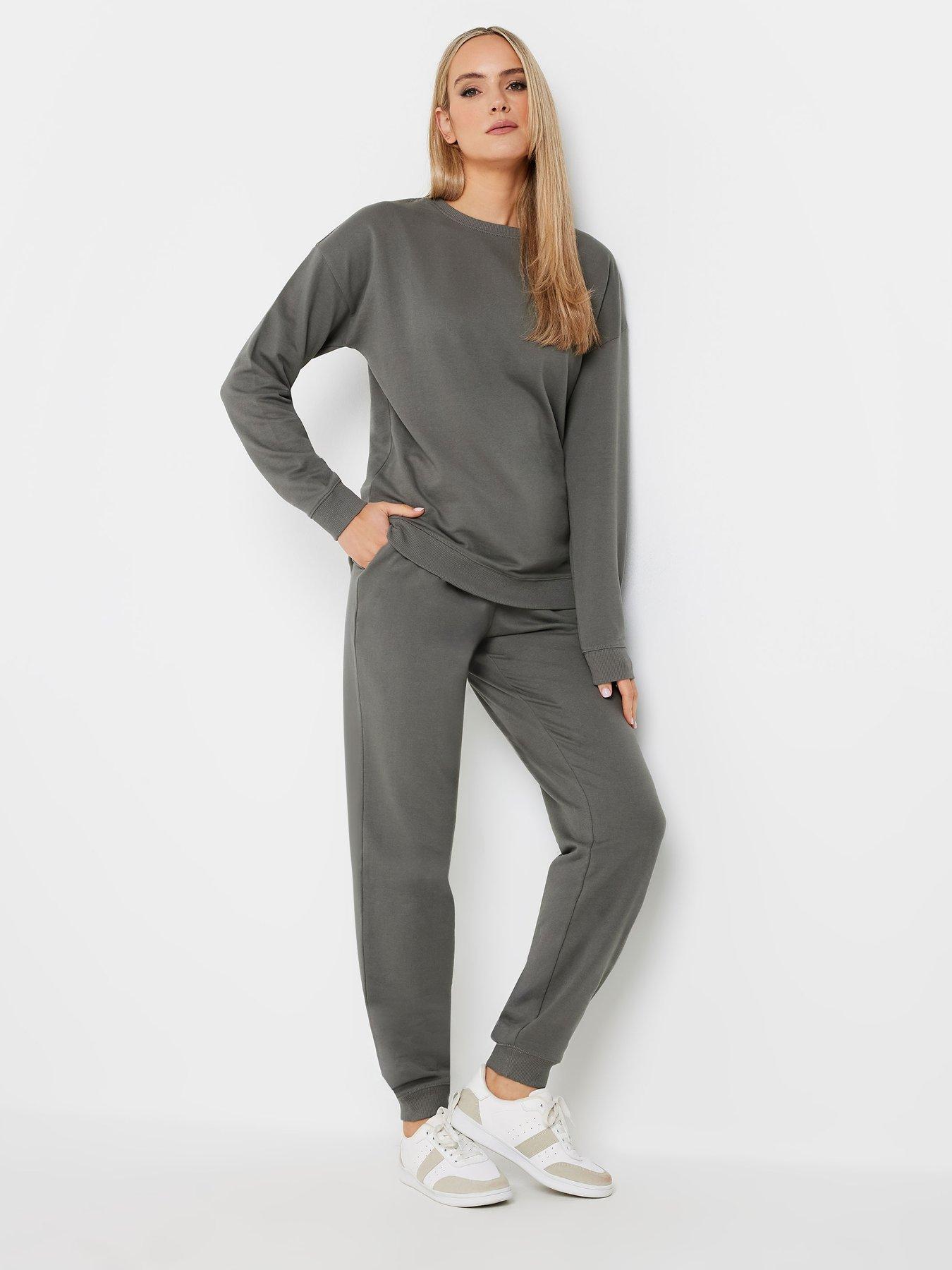Image 3 of 4 of Long Tall Sally Crew Neck Sweatshirt - Grey