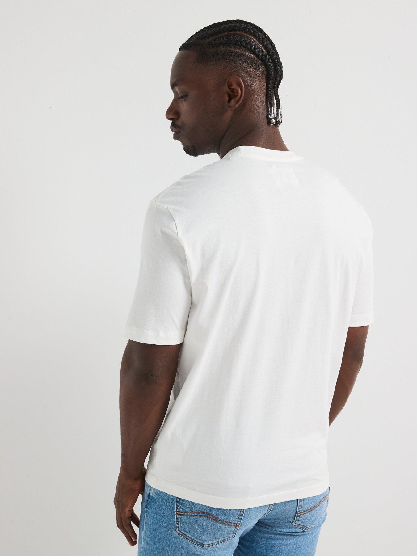 Image 2 of 5 of Armani Exchange Icon Project Crew Neck T-Shirt - Off White
