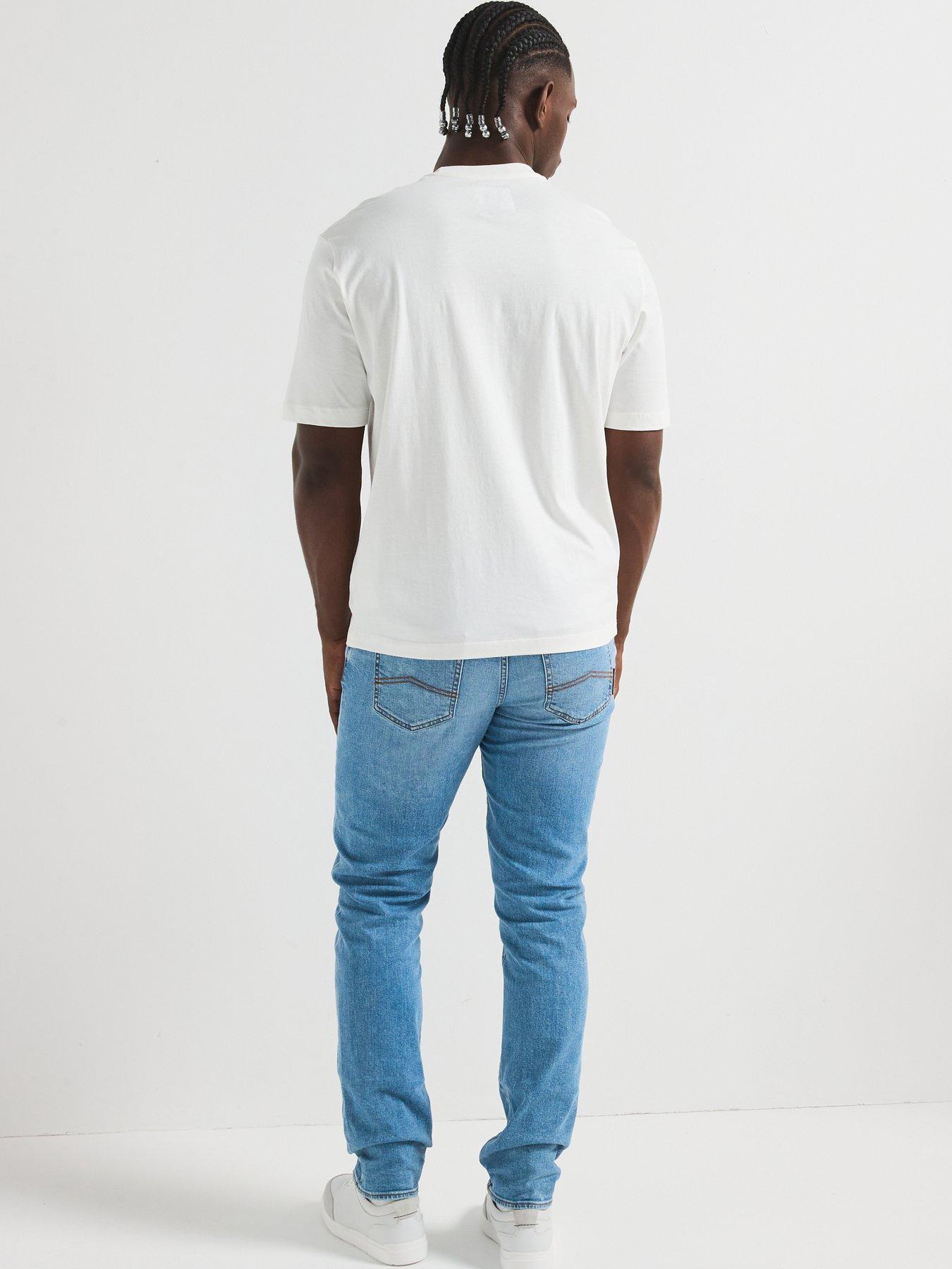 Image 5 of 5 of Armani Exchange Icon Project Crew Neck T-Shirt - Off White