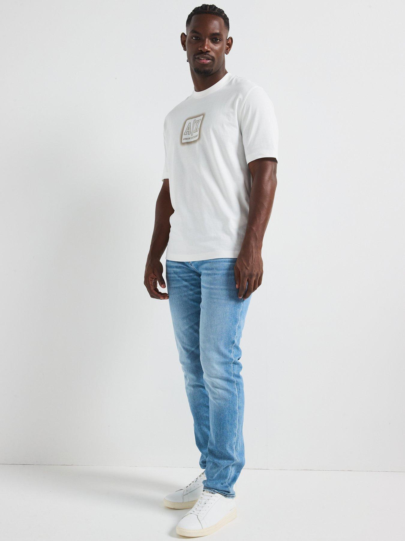 armani-exchange-logo-crew-neck-t-shirt-off-whiteback