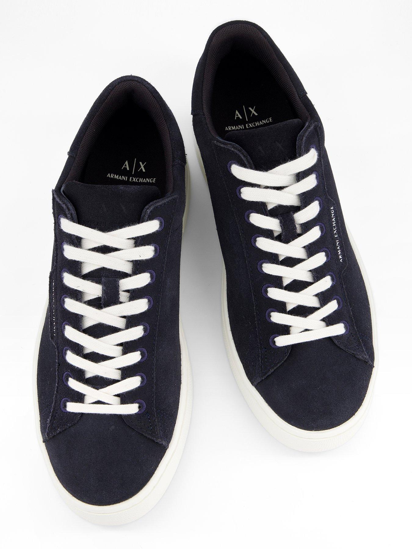 armani-exchange-suede-cupsole-trainers-navyoutfit