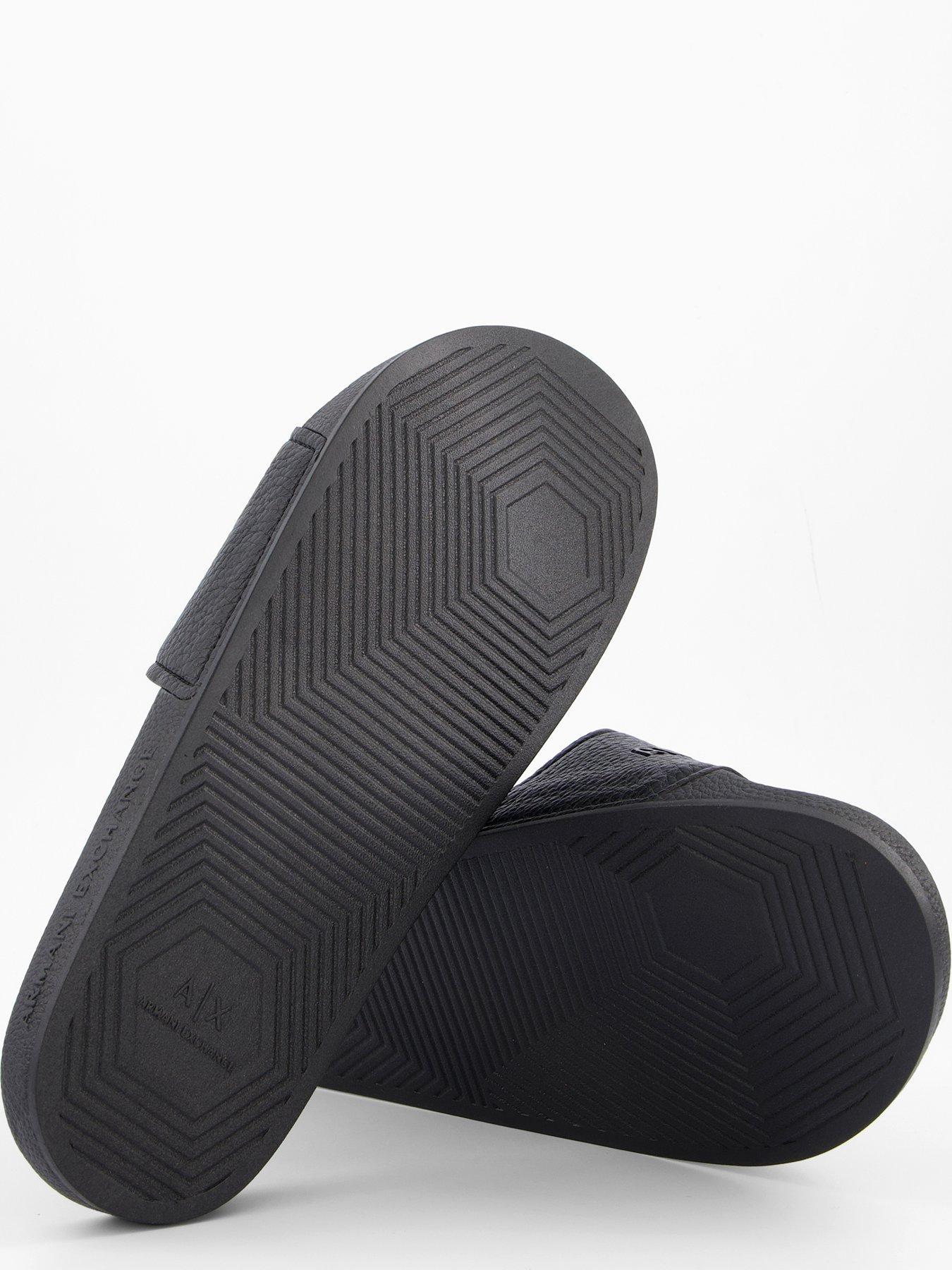 armani-exchange-sliders-blackdetail