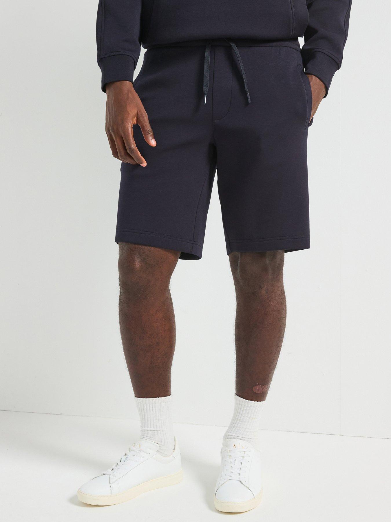 Image 1 of 6 of Armani Exchange Armani Exchange Icon Project Sweat Shorts - Navy