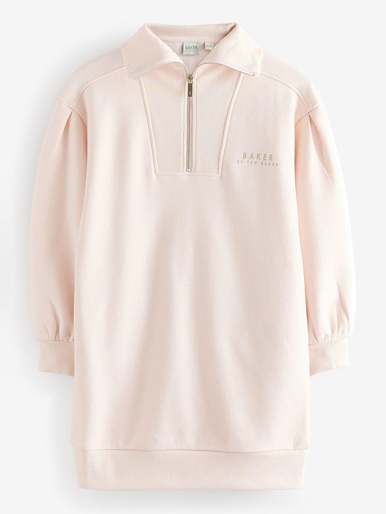 undefined Girls Sweater Dress - Cream