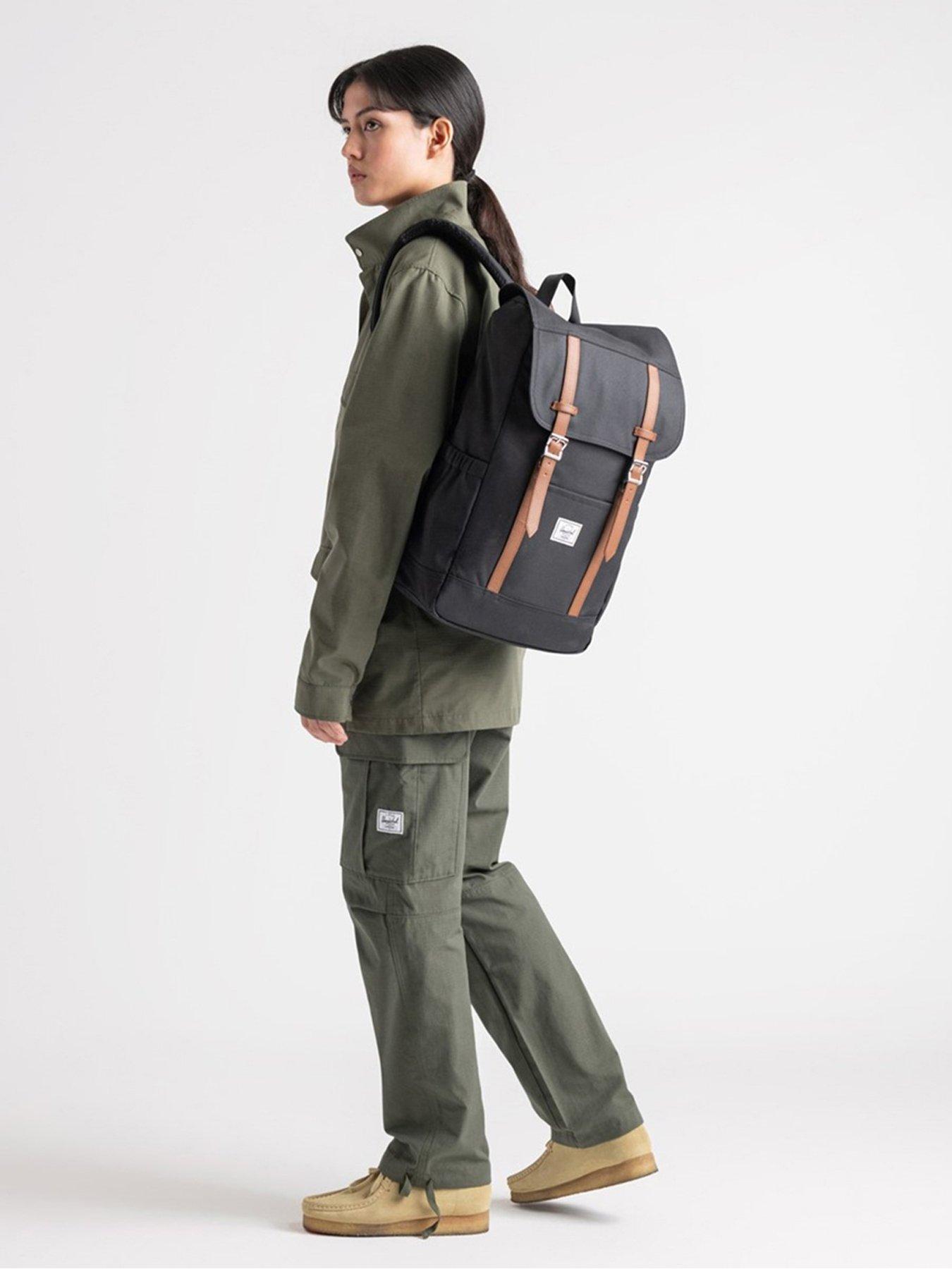 herschel-retreat-backpack-blackstillFront