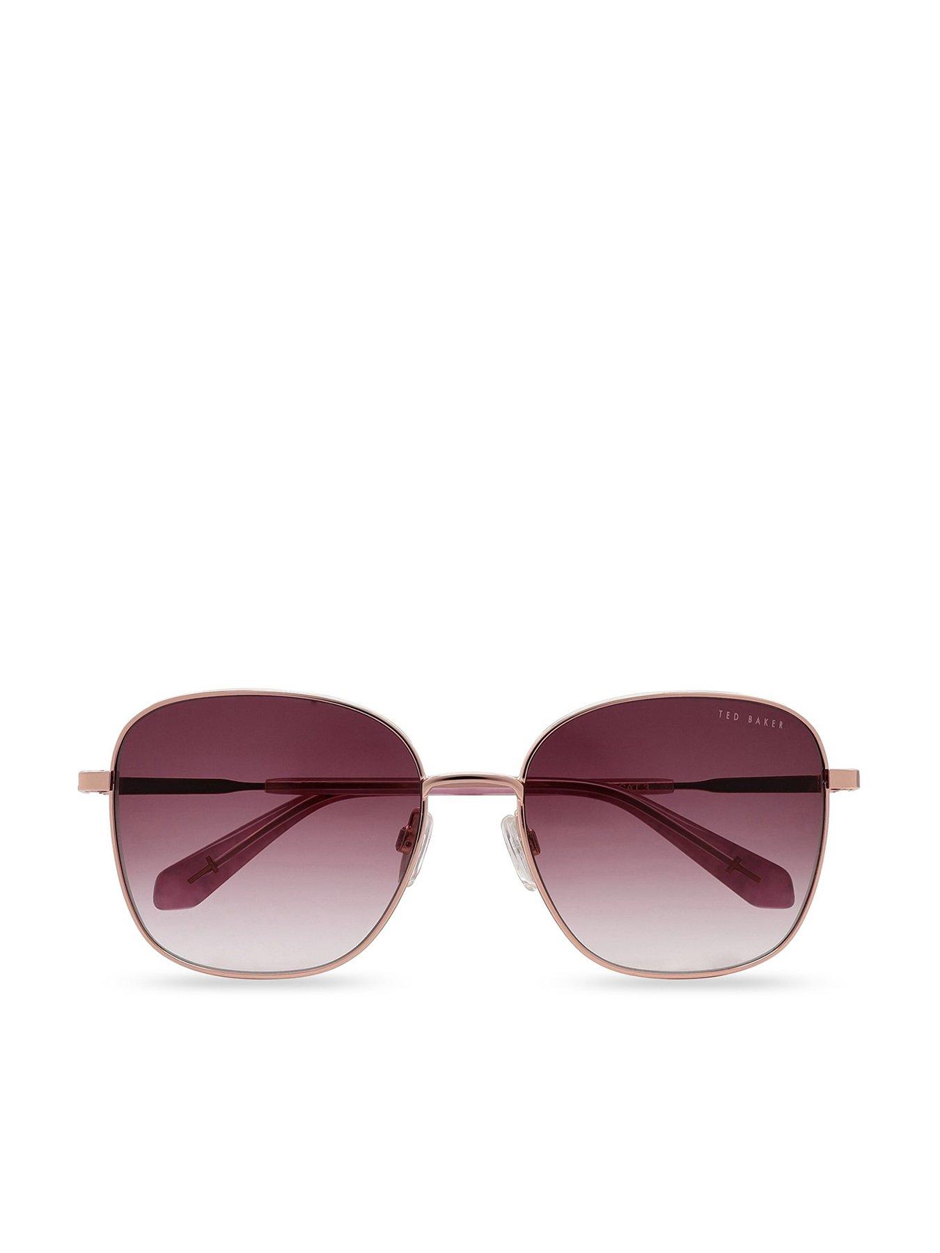 undefined Whitney Large Square Metal - Rose Gold