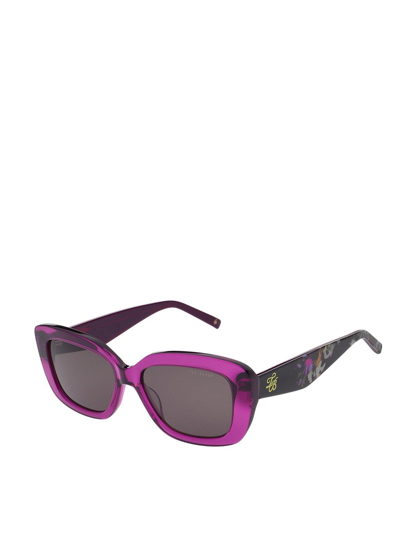 Image 1 of 1 of Ted Baker Summer Small Rectangular Frame - Crystal Purple