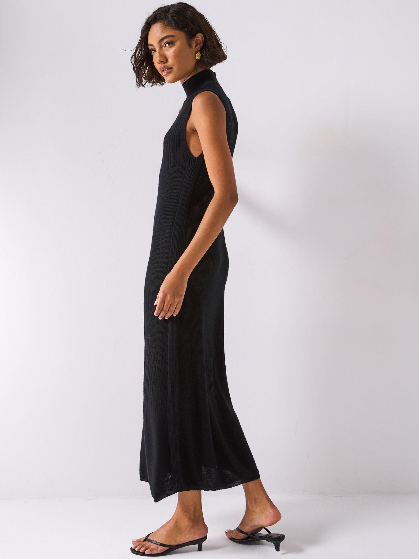 joseph-gradient-stich-dress-blackback