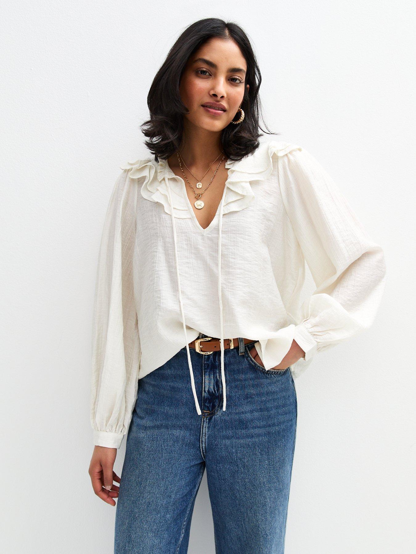 new-look-frill-trim-tie-neck-blouse-white