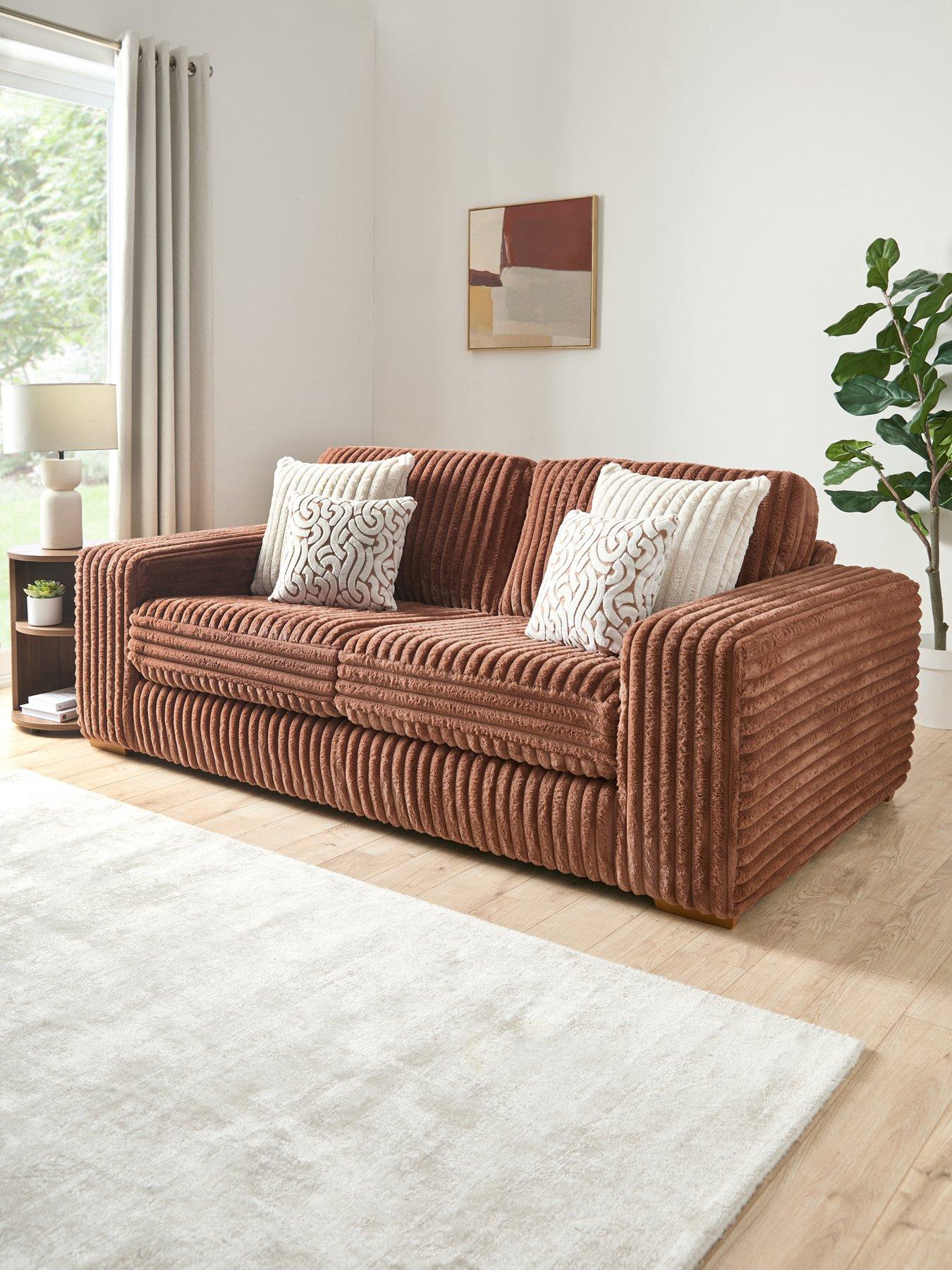The Very Collection Cosy Faux Fur 2 Seater Sofa - Made to order in the UK