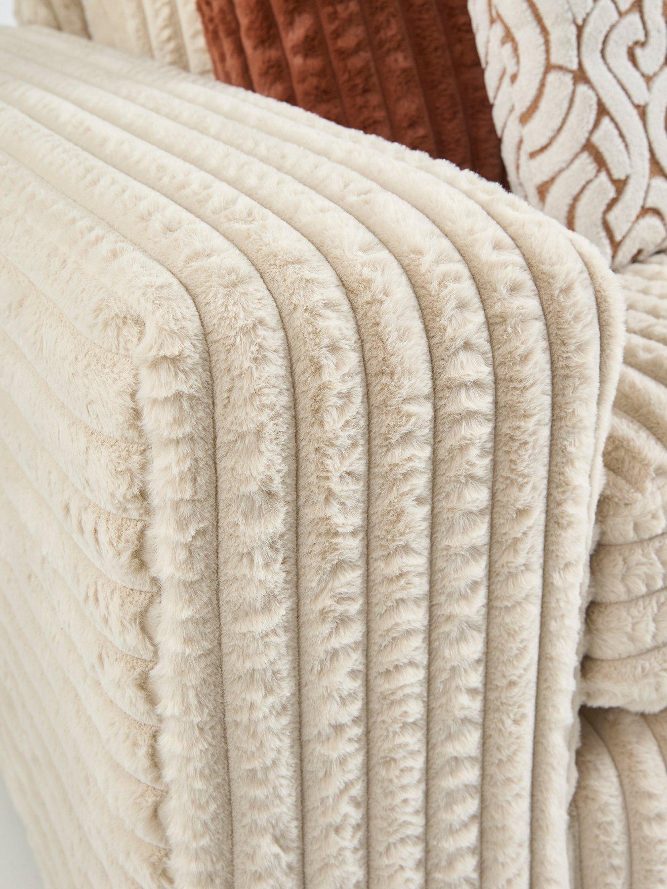 Image 5 of 7 of The Very Collection Cosy Faux Fur 2 Seater Sofa&nbsp;- Made to order in the UK