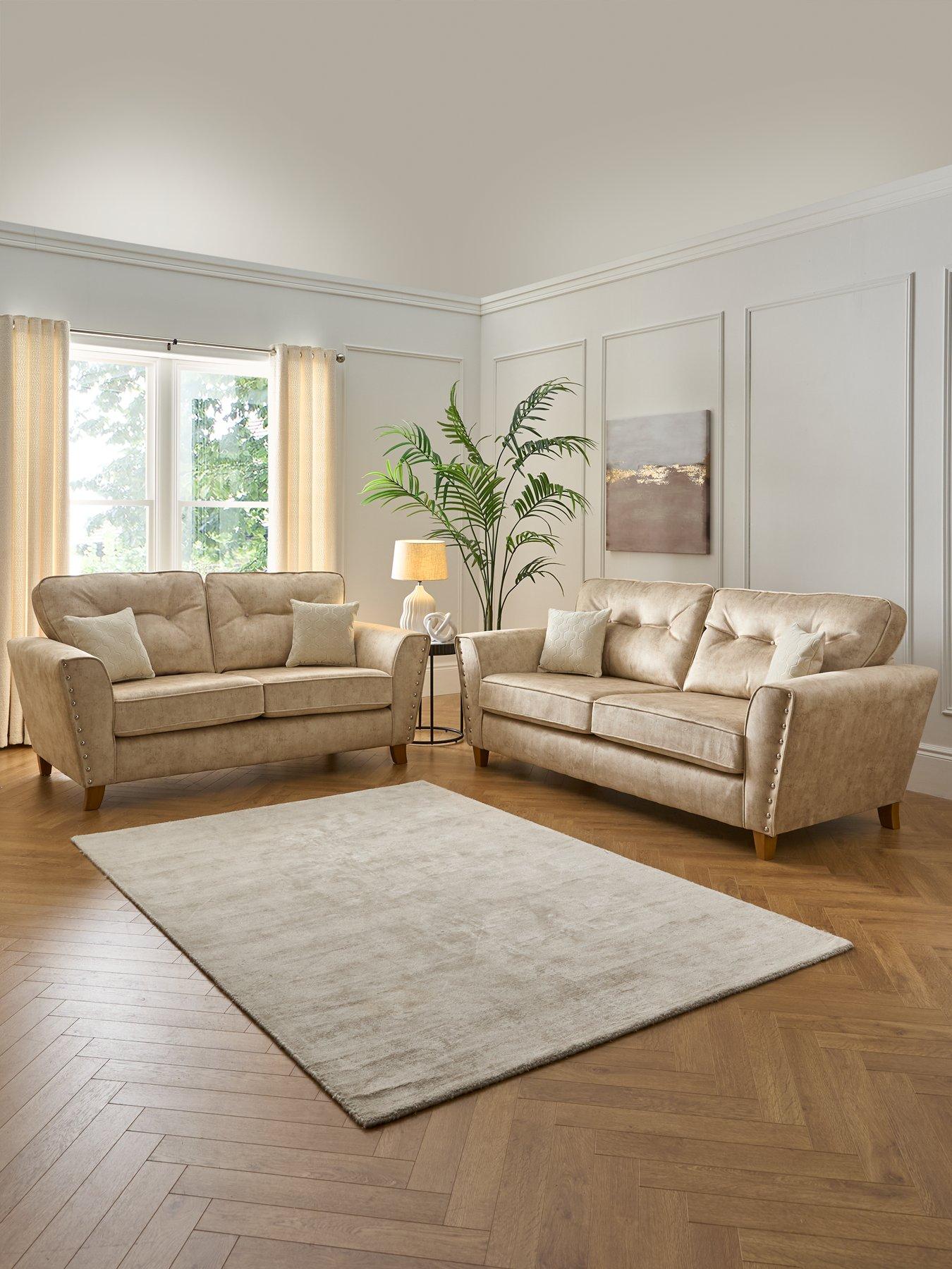 Very Home Amaya Fabric 3 + 2 Seater Sofa Set (Buy  &  SAVE!) - Made to order in the UK