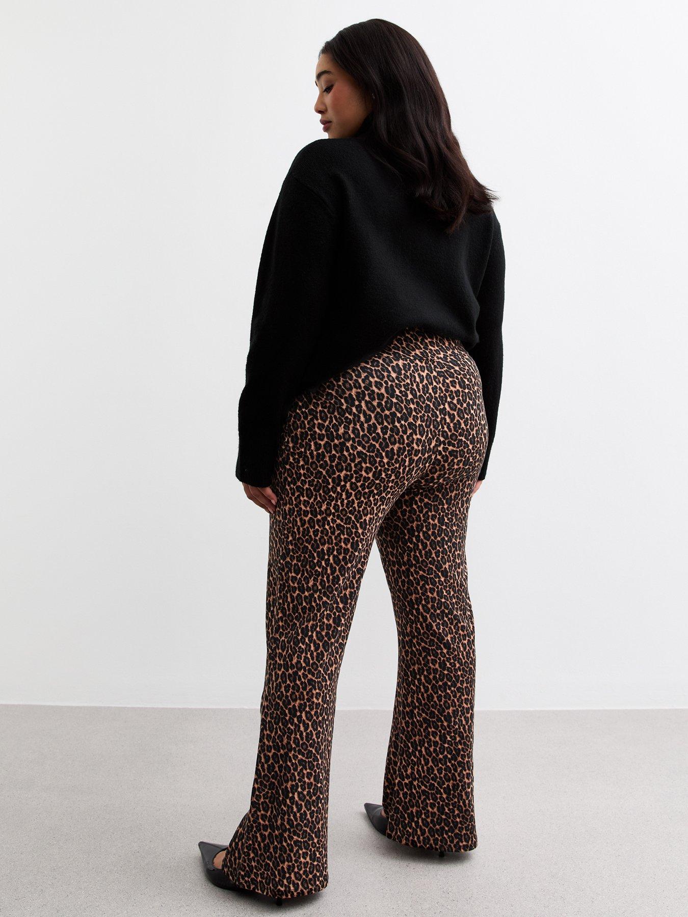 new-look-curves-brown-leopard-print-kick-flare-leggingsstillFront