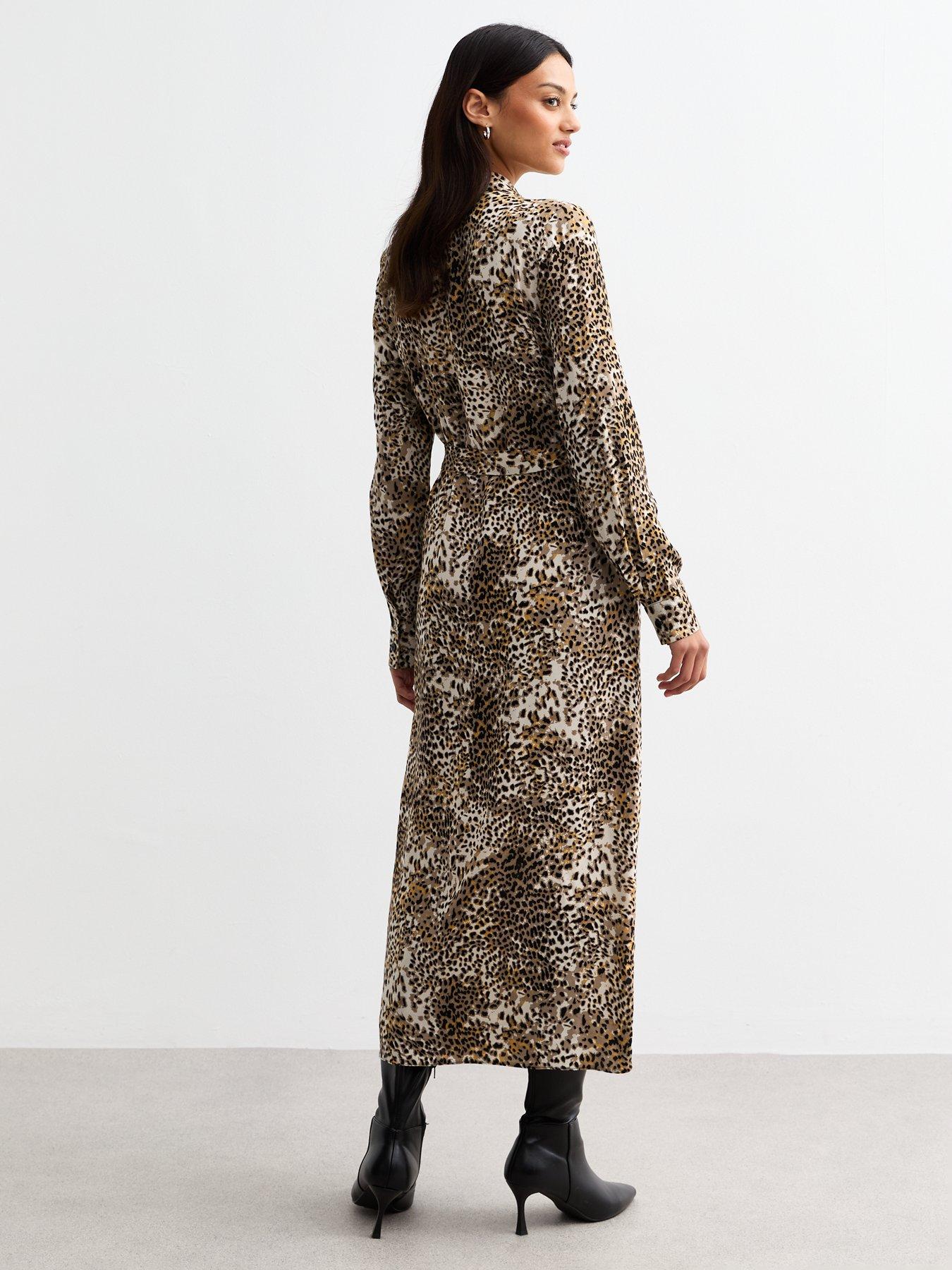 new-look-brown-leopard-print-midi-shirt-dressstillFront