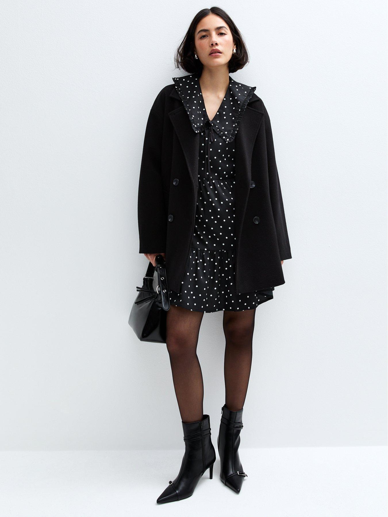 new-look-polka-dot-mini-dress-blackback