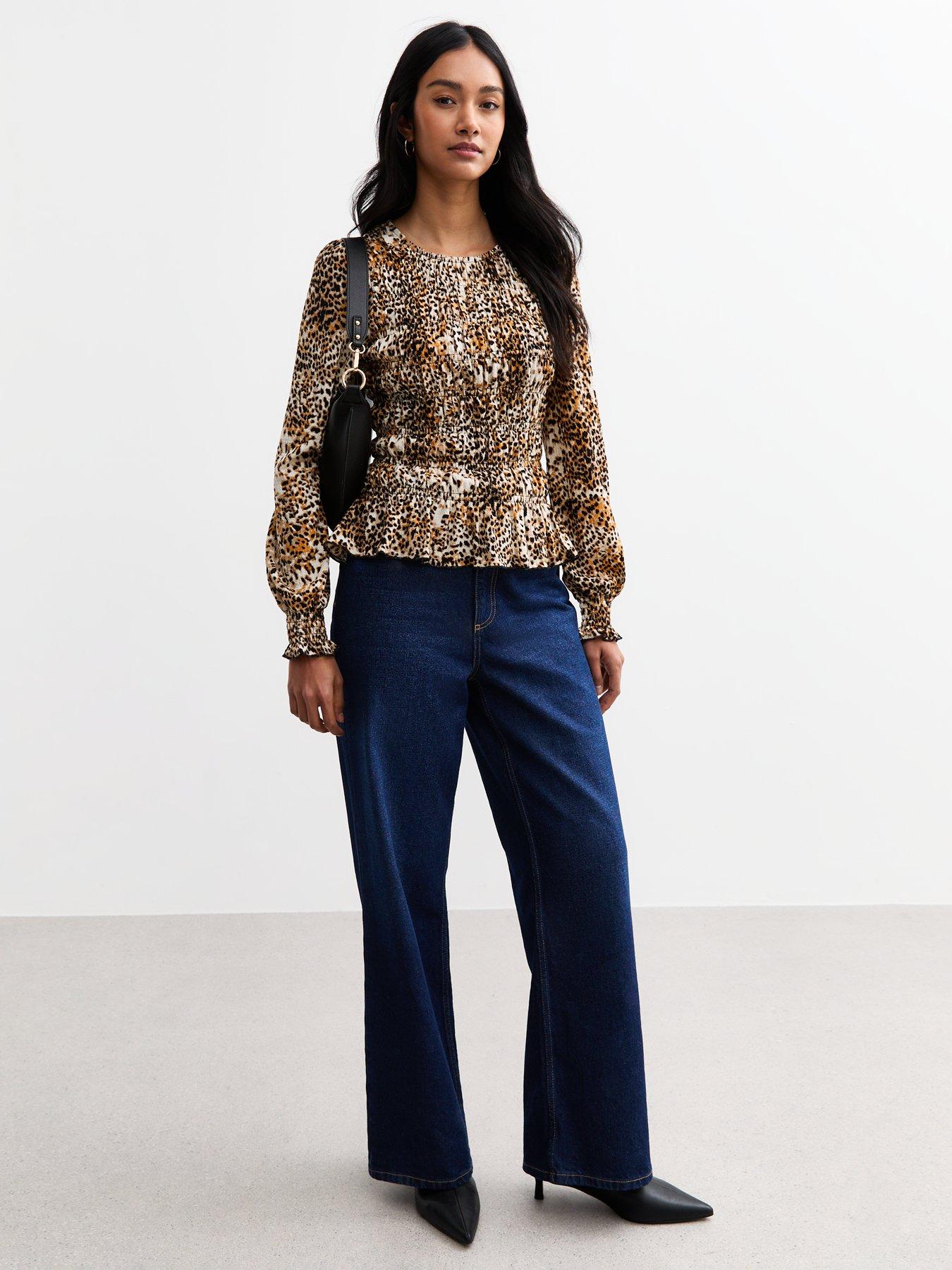 new-look-leopard-print-shirred-top-printback