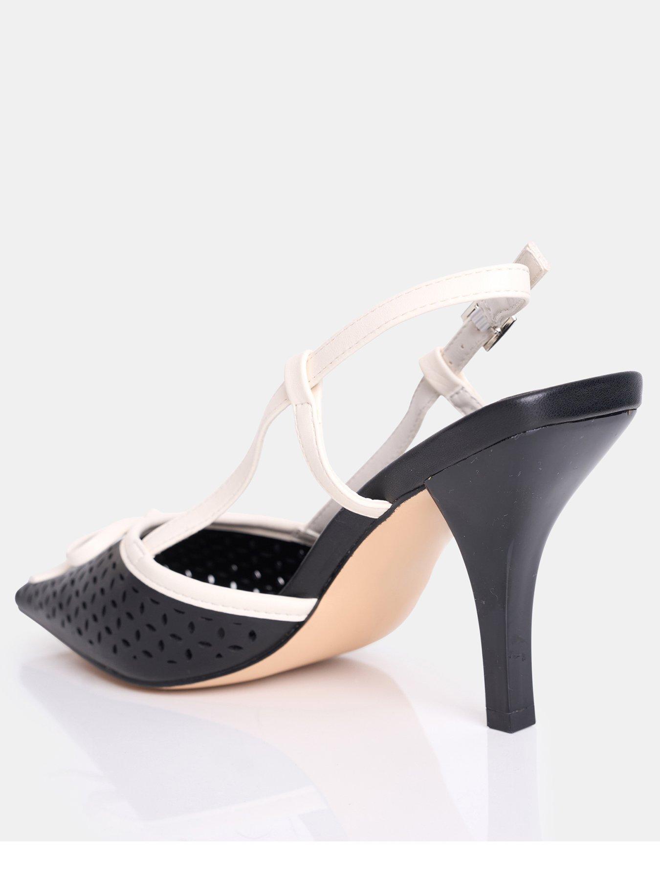 Image 3 of 4 of Public Desire Wide Fit Alchemy - Cream/Black
