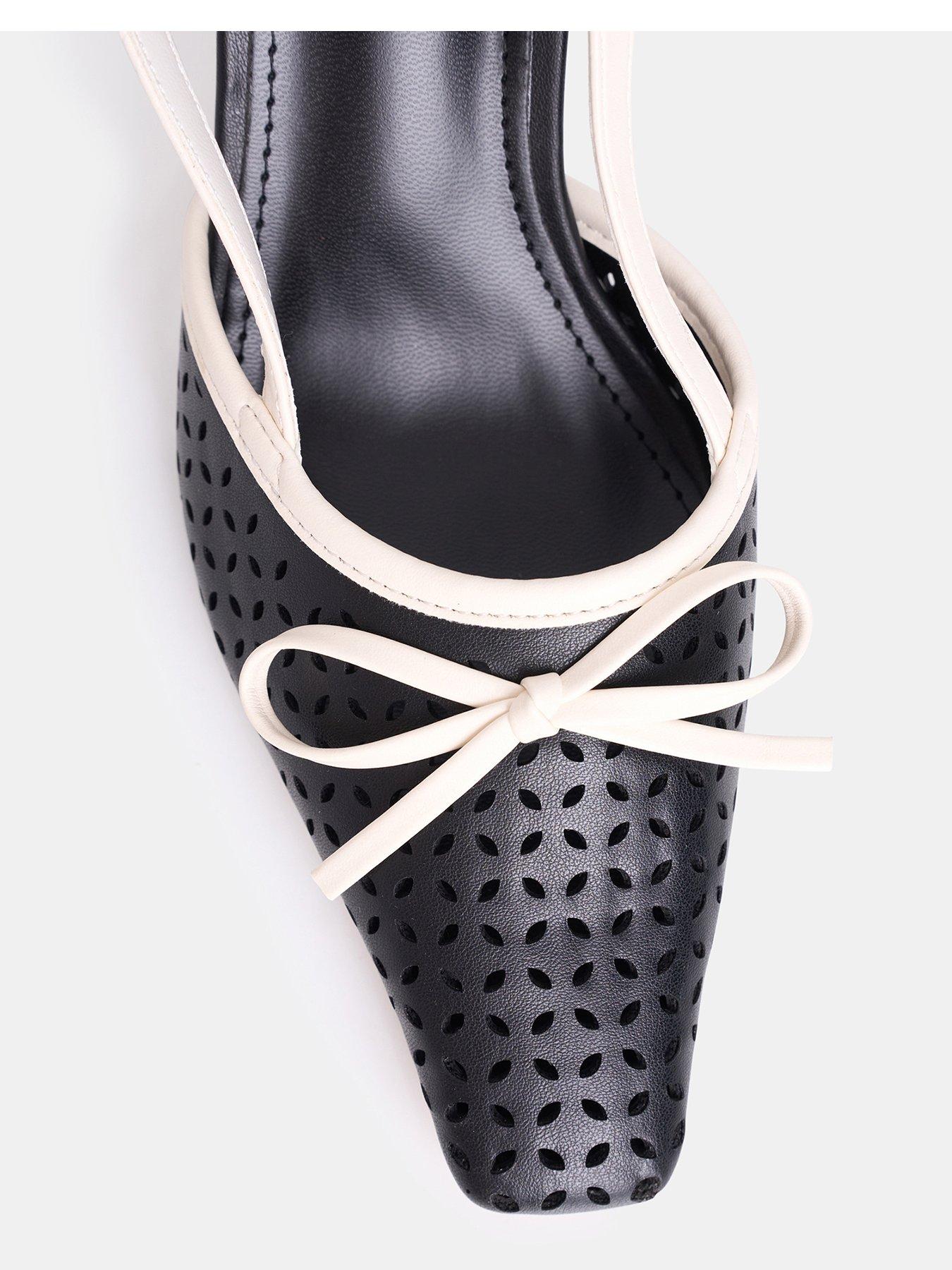 Image 4 of 4 of Public Desire Wide Fit Alchemy - Cream/Black