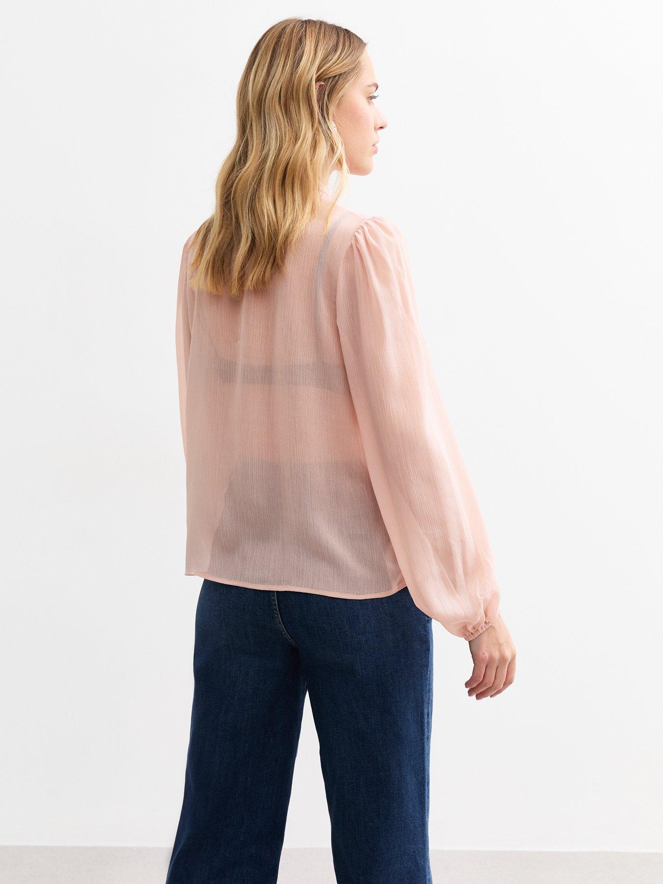 new-look-crinkled-chiffon-pussybow-blouse-pinkstillFront