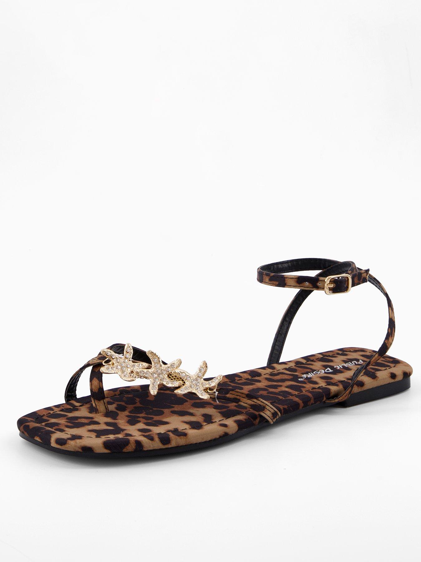 public-desire-lyrical-starfish-flat-sandal-leopardfront