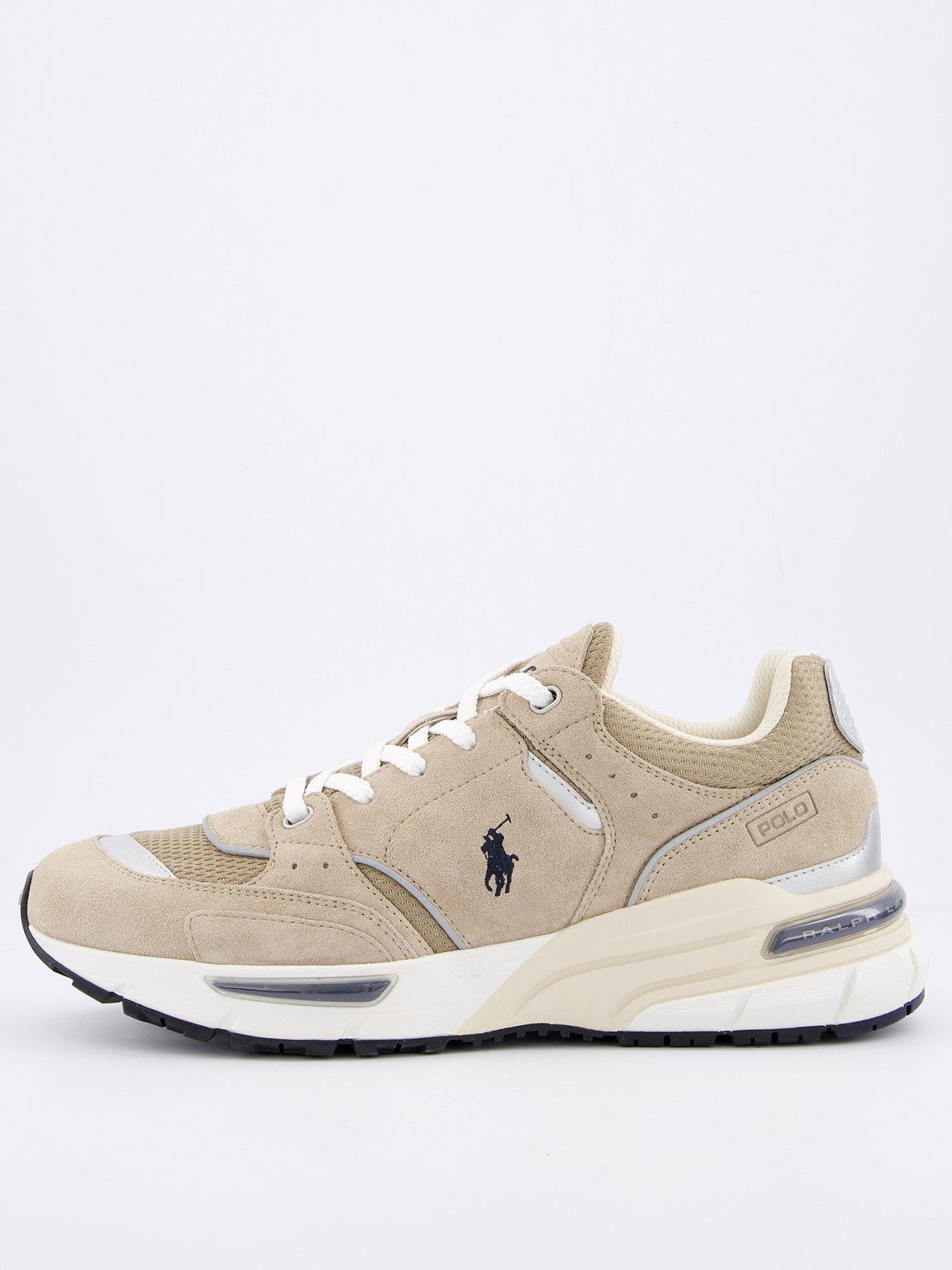 Polo Ralph Lauren Trackster 250 Suede Trainers - Beige