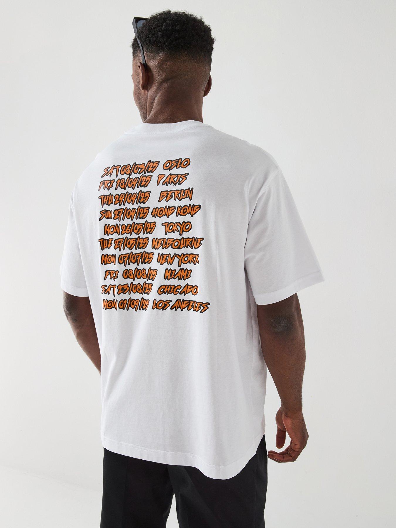 Image 2 of 5 of Versace Jeans Couture Graphic Print T-Shirt - White