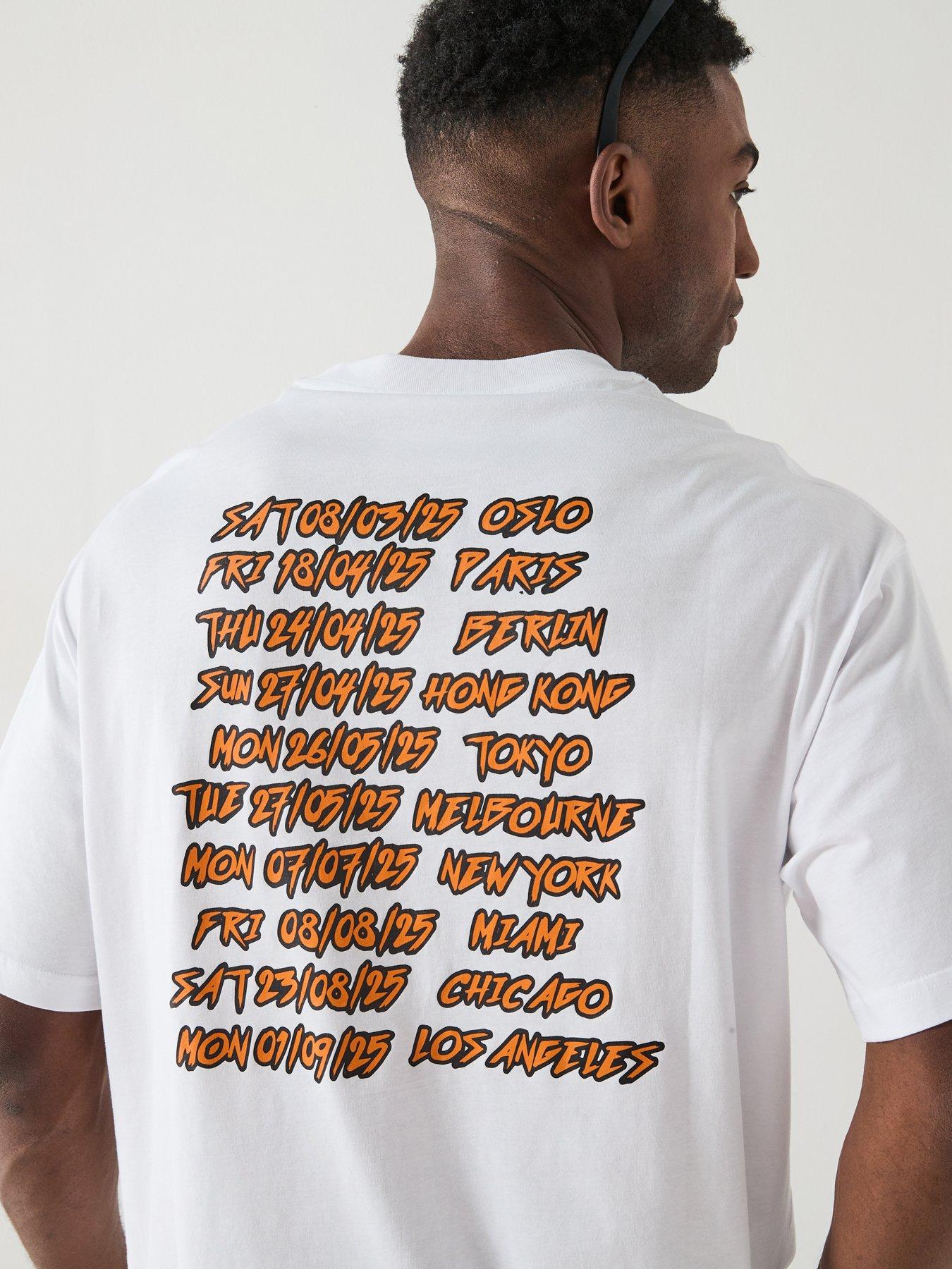 Image 5 of 5 of Versace Jeans Couture Graphic Print T-Shirt - White