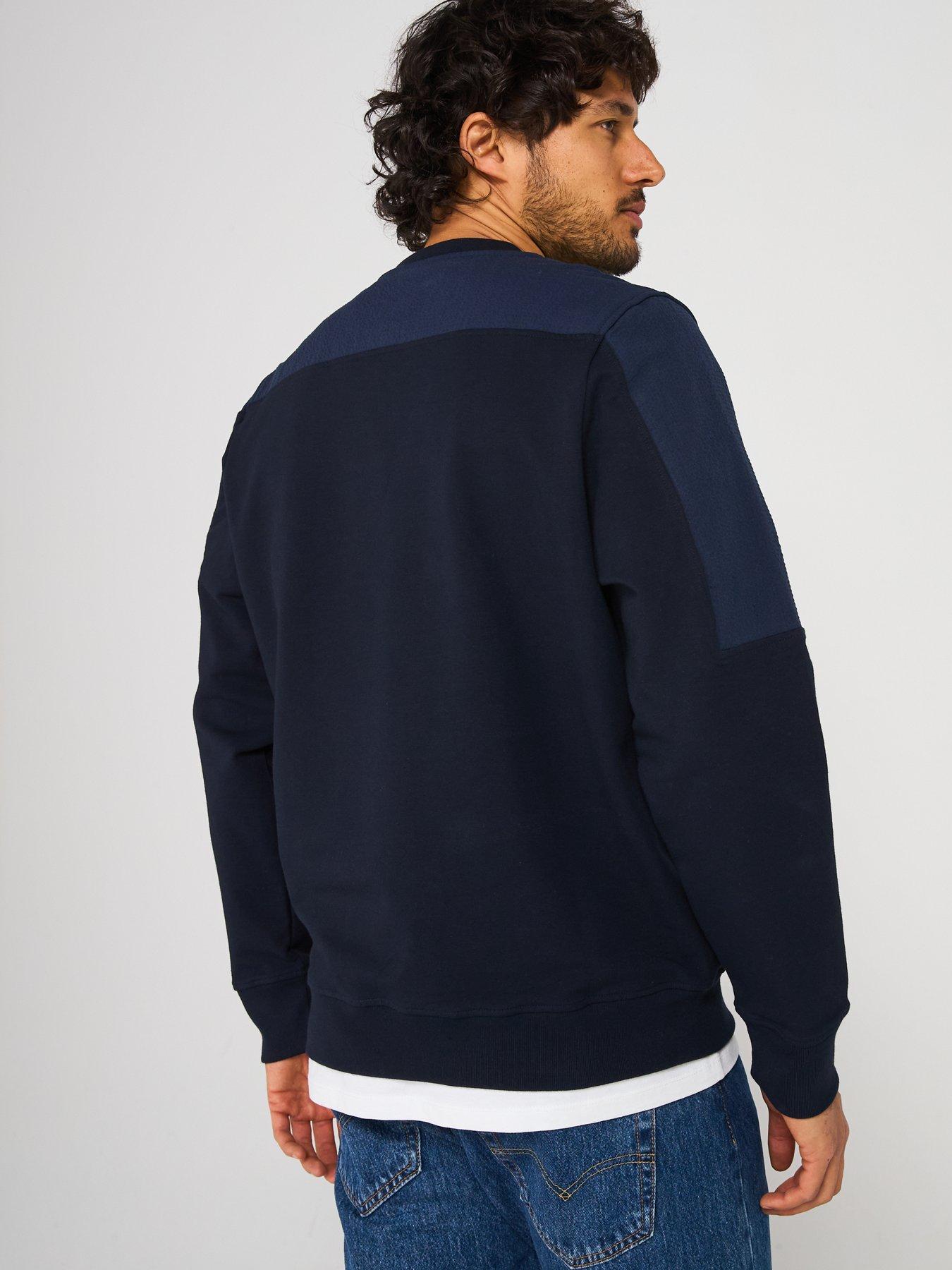 Image 2 of 5 of PS PAUL SMITH Regular Fit Crew Neck Sweatshirt - Blue