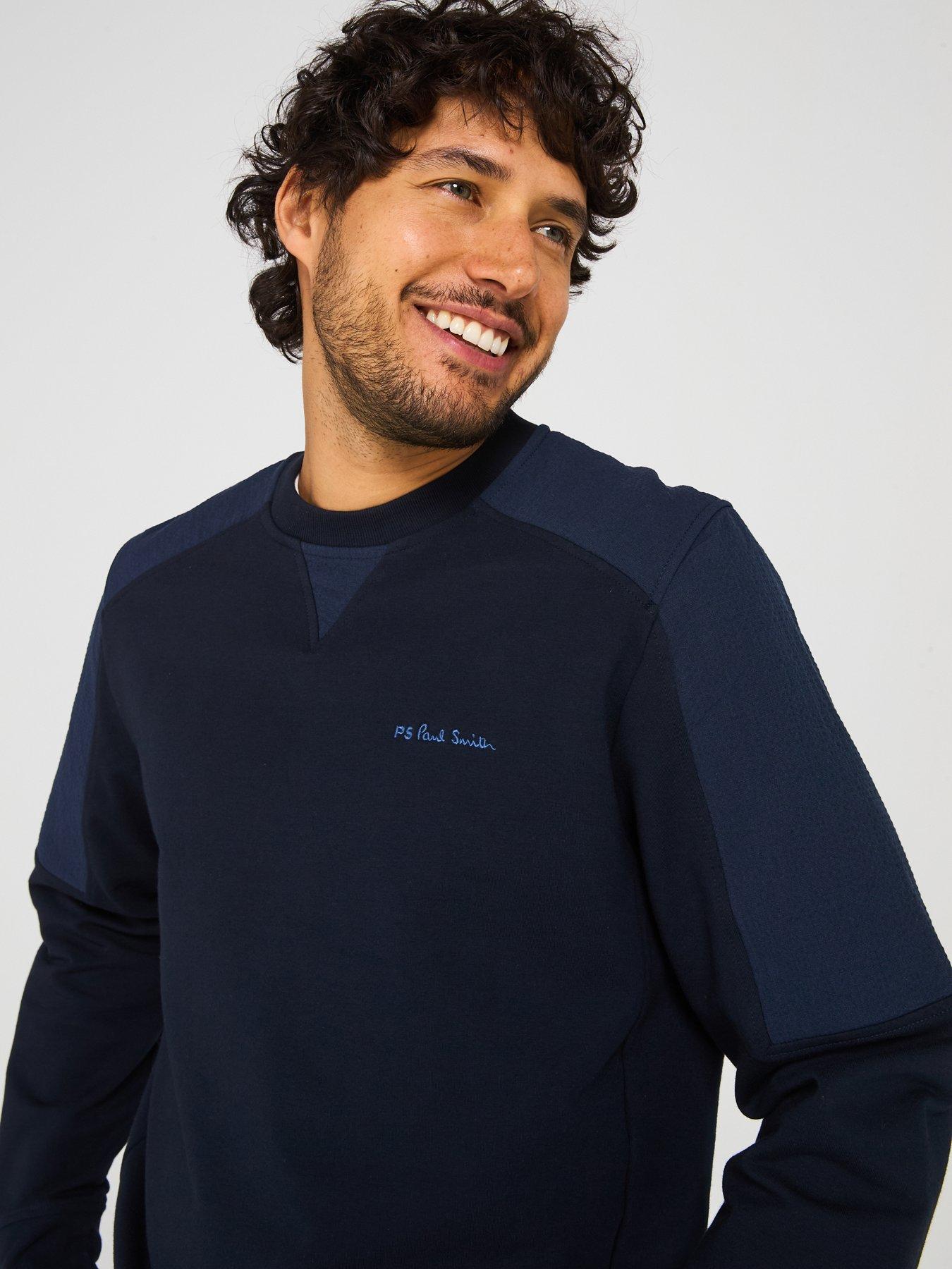 Image 4 of 5 of PS PAUL SMITH Regular Fit Crew Neck Sweatshirt - Blue