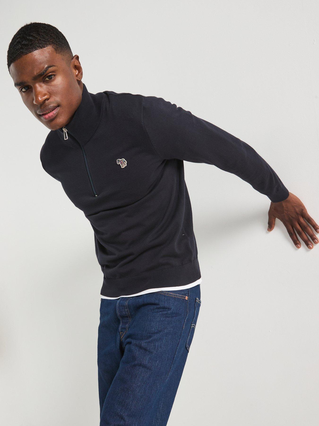 ps-paul-smith-zip-neck-zebra-badge-jumper-bluedetail