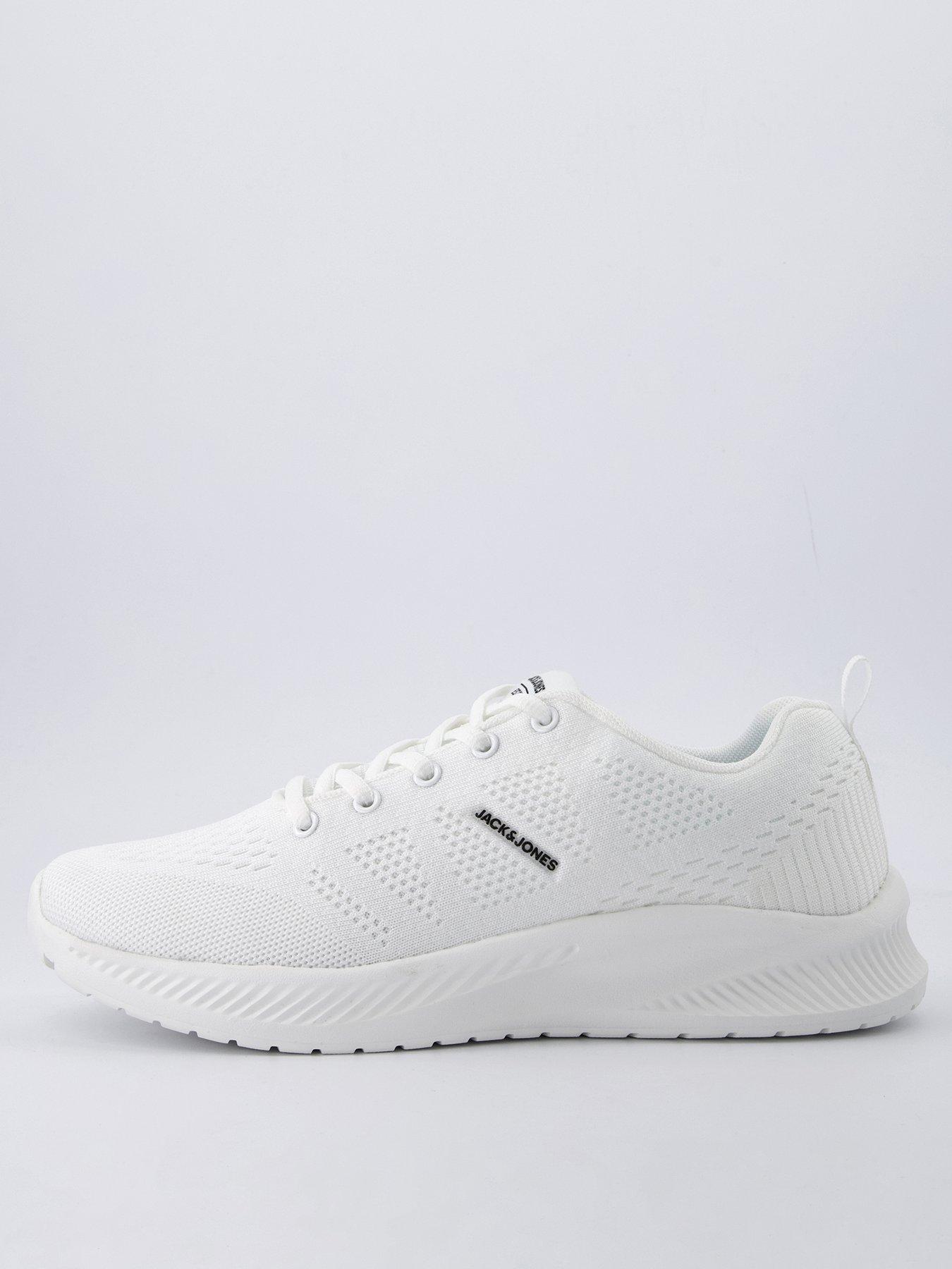 Image 1 of 7 of Jack & Jones Croxley Knit Trainers - White