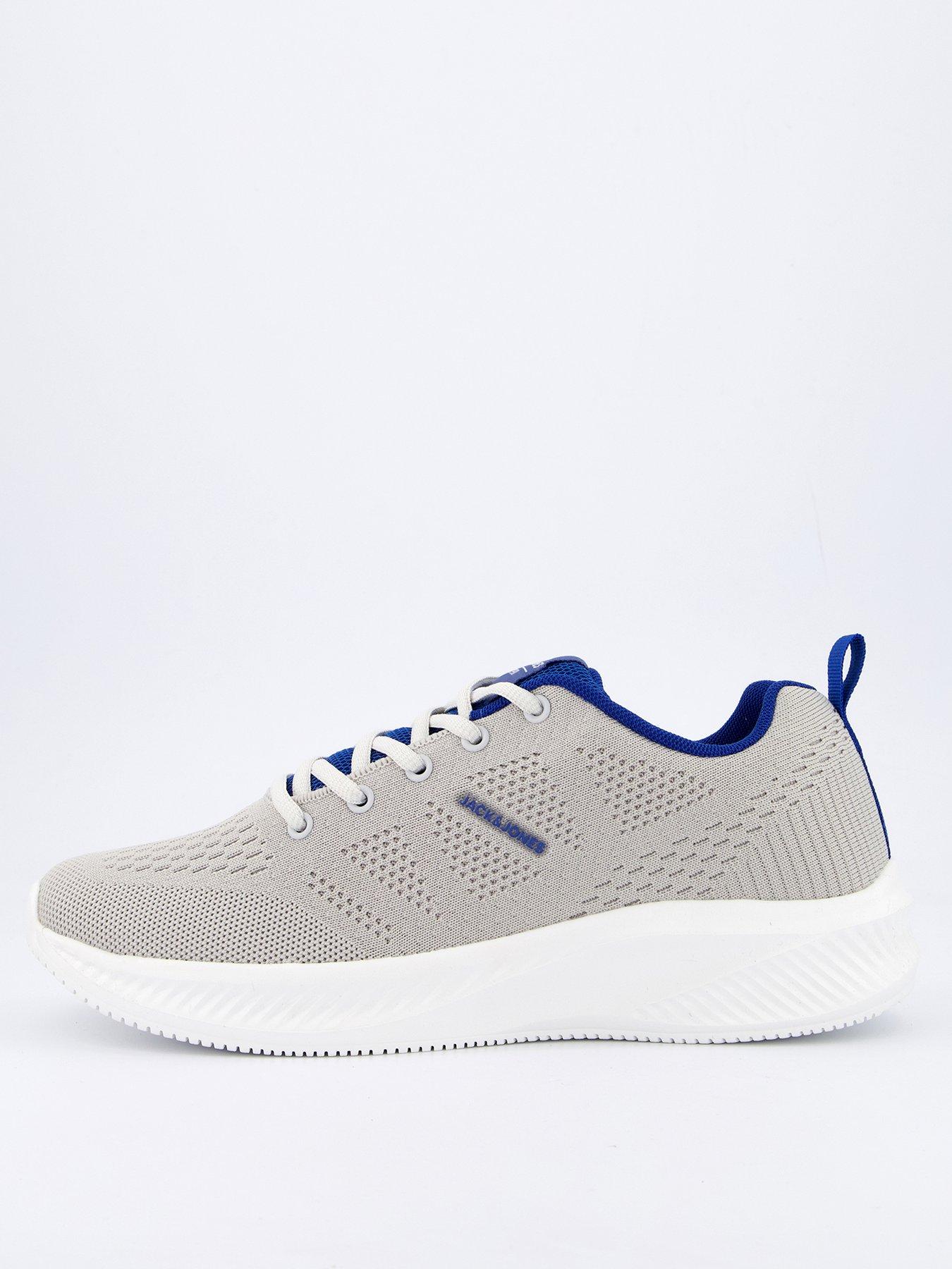 Image 1 of 7 of Jack & Jones Croxley Knit Trainers - Grey