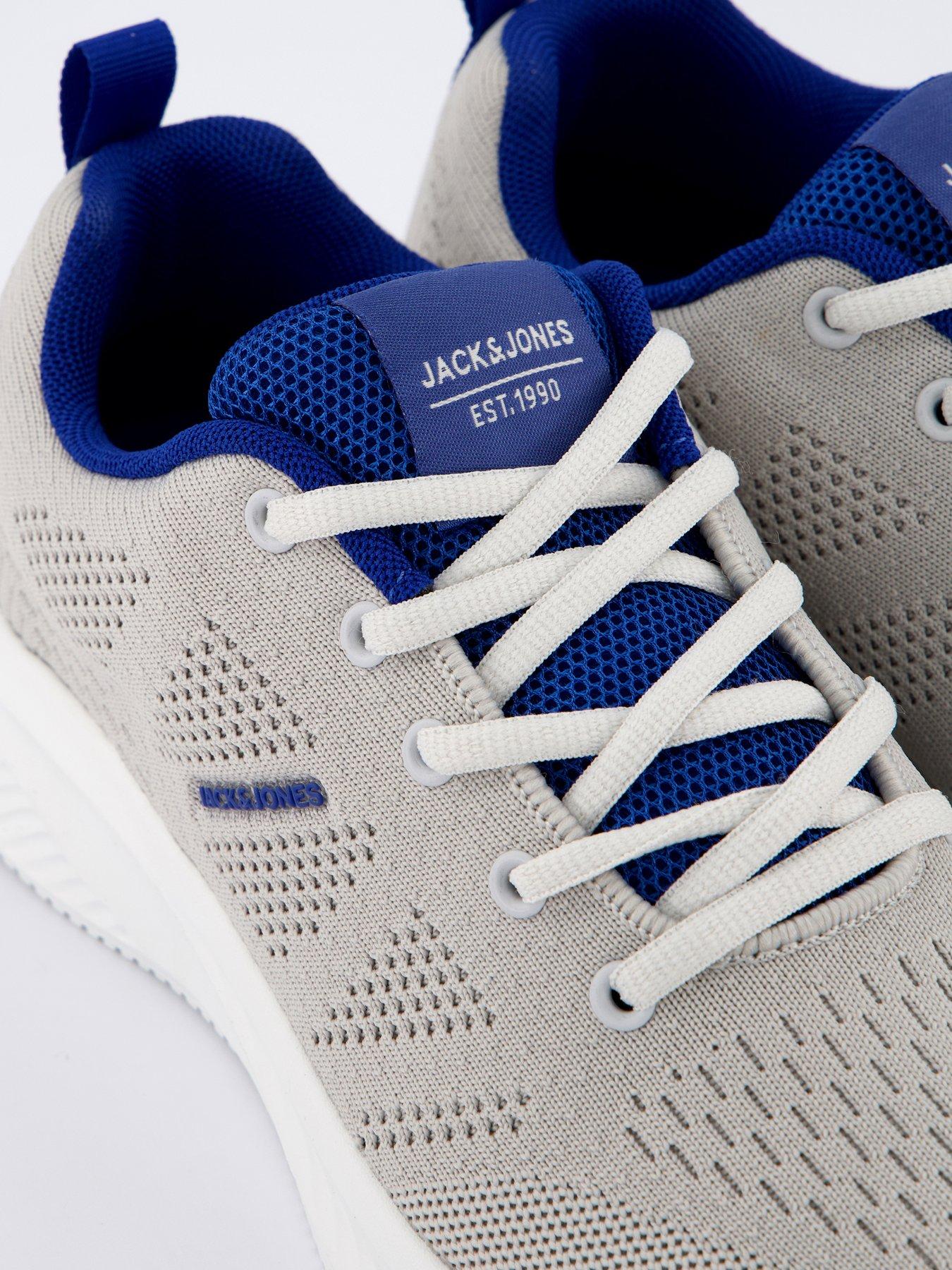 Image 5 of 7 of Jack & Jones Croxley Knit Trainers - Grey