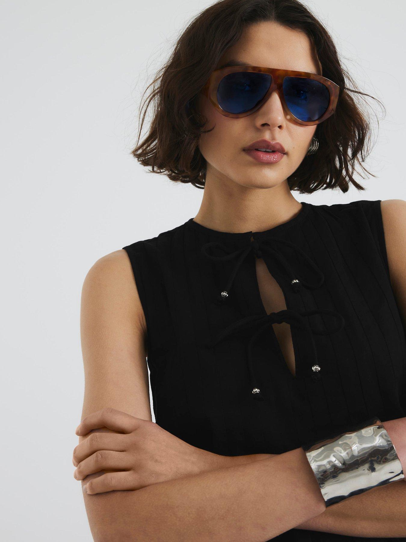 river-island-pleated-swing-mini-dress-blackoutfit