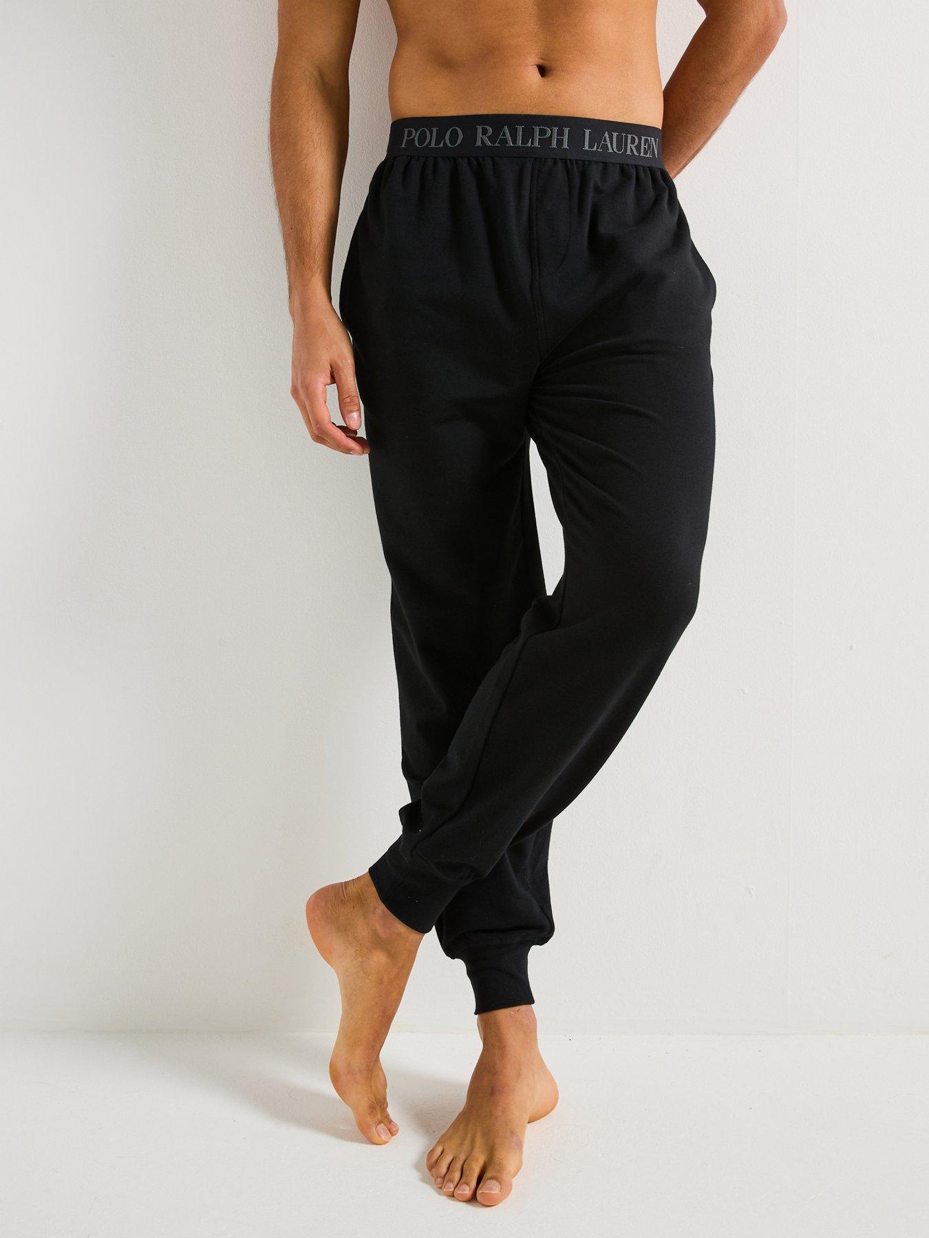 undefined Cuffed Jogger Loungewear Pants - Black