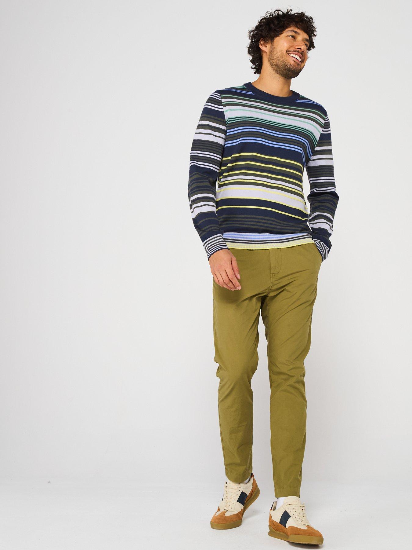 Image 3 of 5 of PS PAUL SMITH Drawstring Trousers - Green