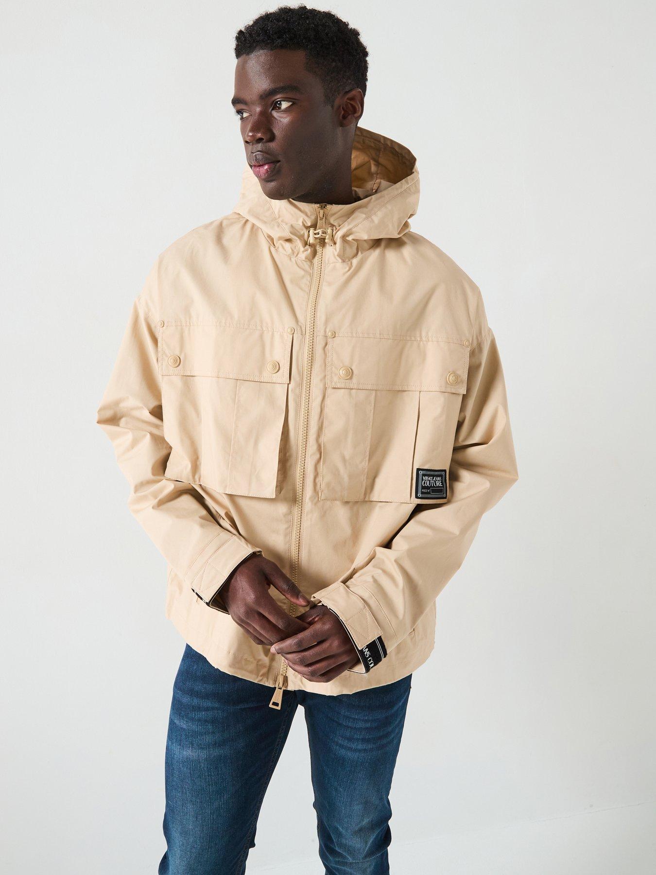 Versace Jeans Couture Dual Pocket Cotton Jacket - Beige