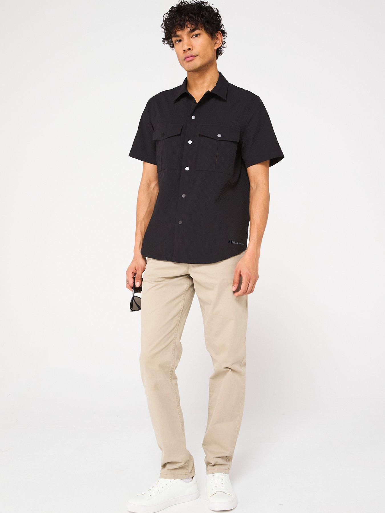 Image 3 of 5 of PS PAUL SMITH Short Sleeve Utility Shirt - Black