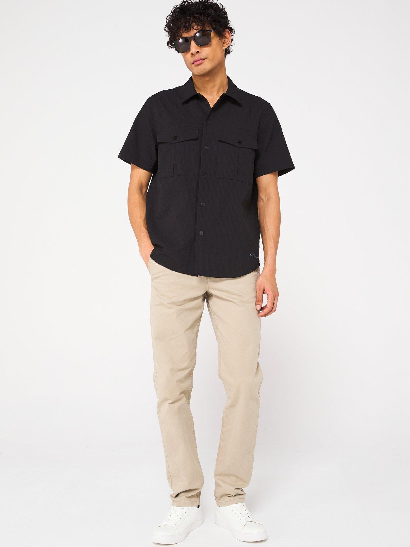 Image 5 of 5 of PS PAUL SMITH Short Sleeve Utility Shirt - Black