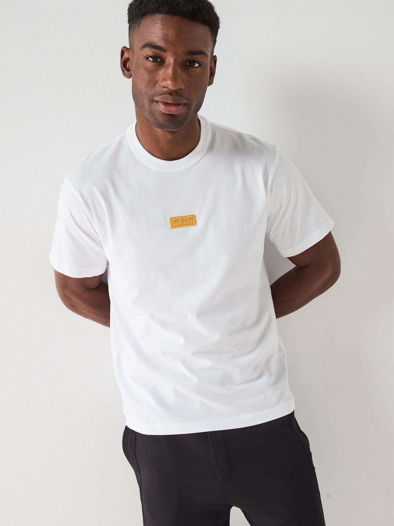 Versace Jeans Couture Metal Placket T-Shirt - White