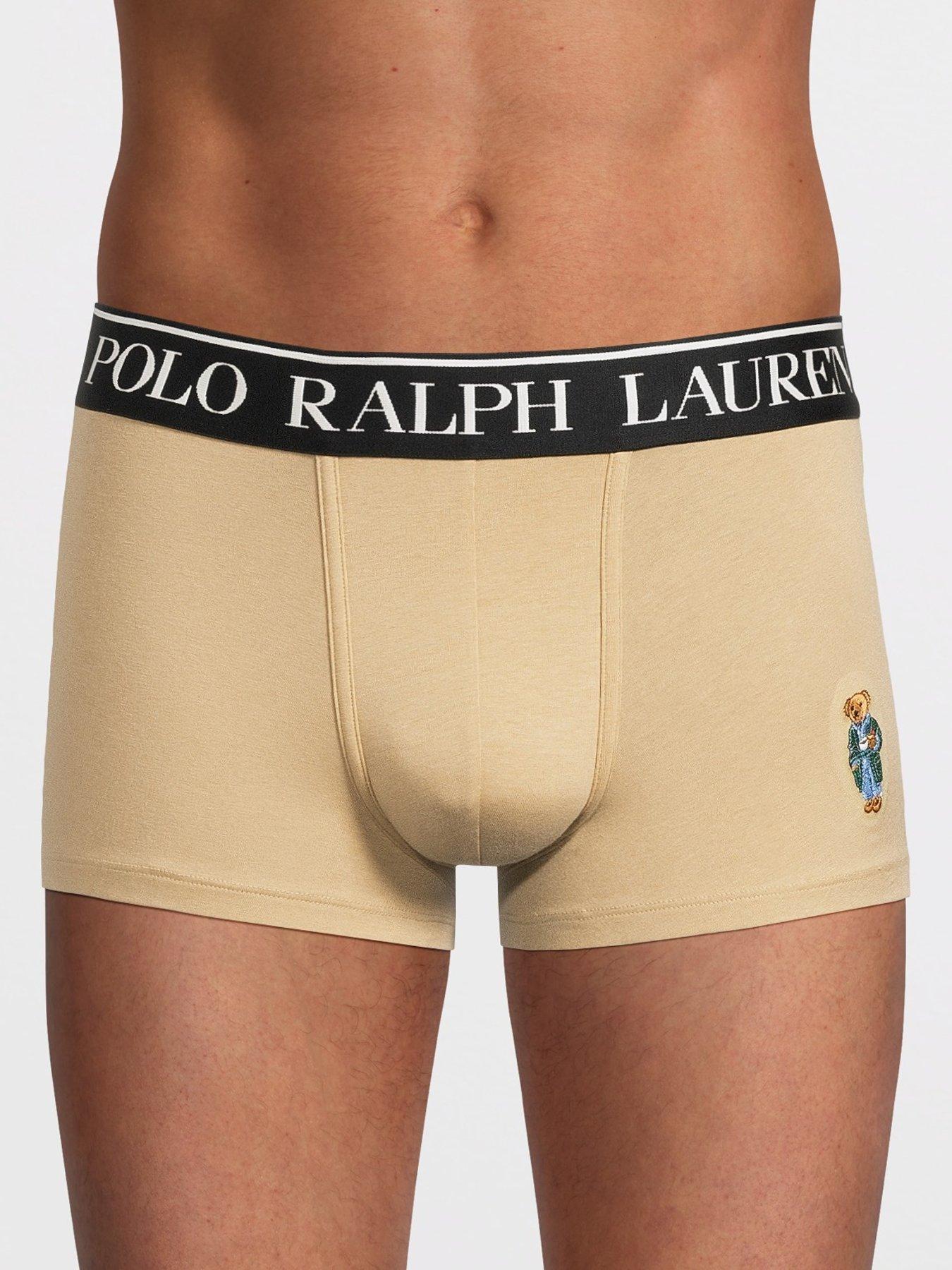 Image 2 of 3 of Polo Ralph Lauren 2 Pack Bear Logo Trunks - Multi