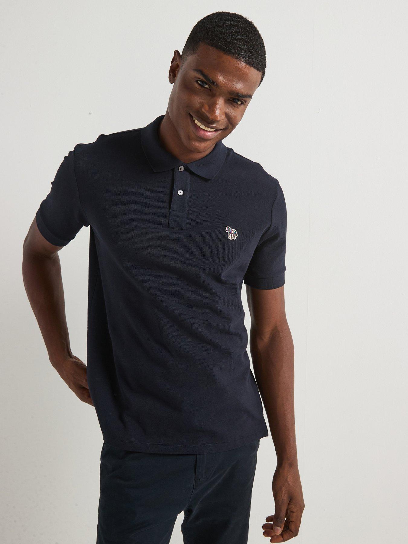 ps-paul-smith-regular-fit-short-sleeve-zebra-logo-polo-shirt-blue