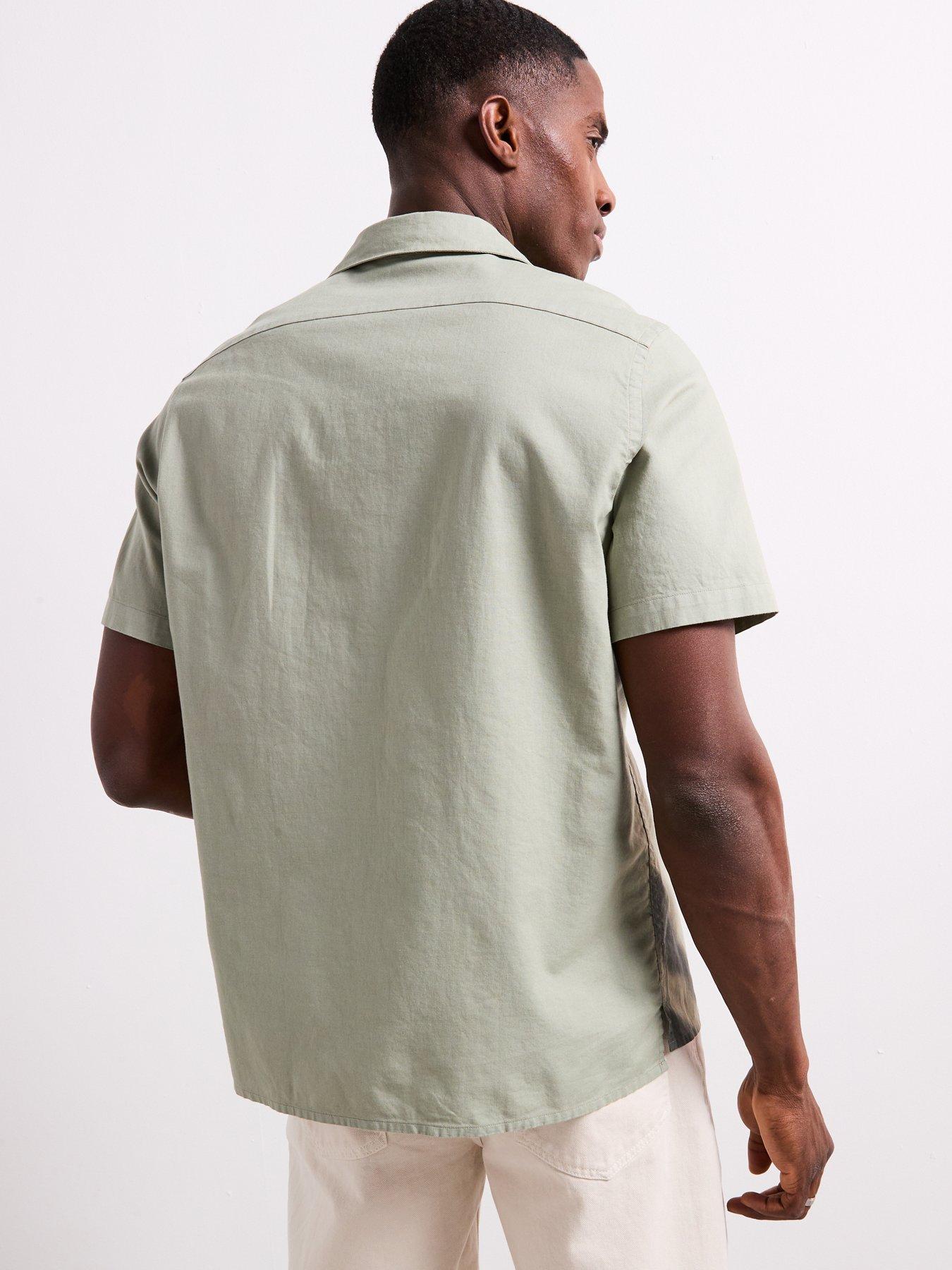 Image 2 of 6 of PS PAUL SMITH Short Sleeve Casual Fit Shirt - Green