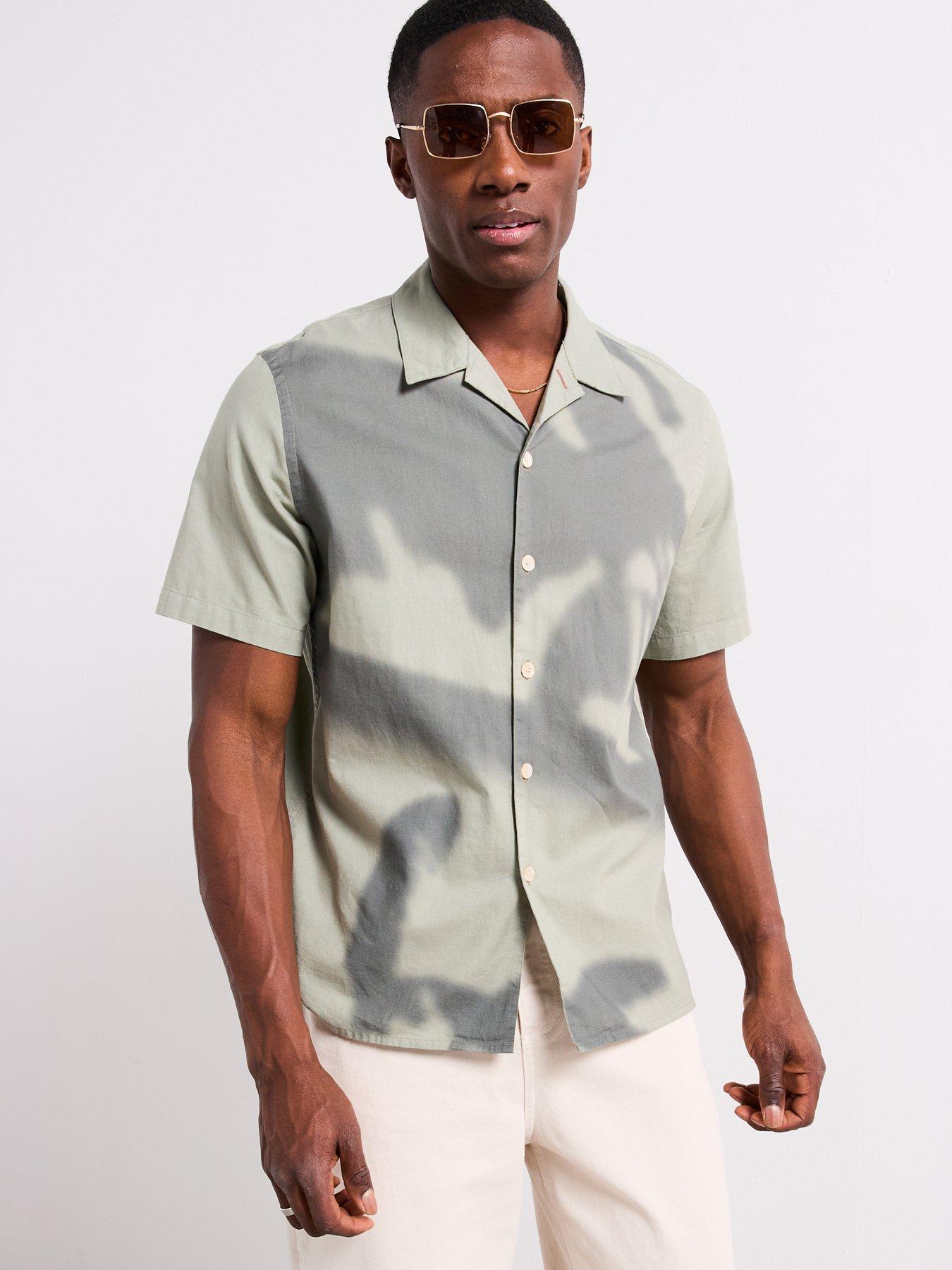 Image 6 of 6 of PS PAUL SMITH Short Sleeve Casual Fit Shirt - Green
